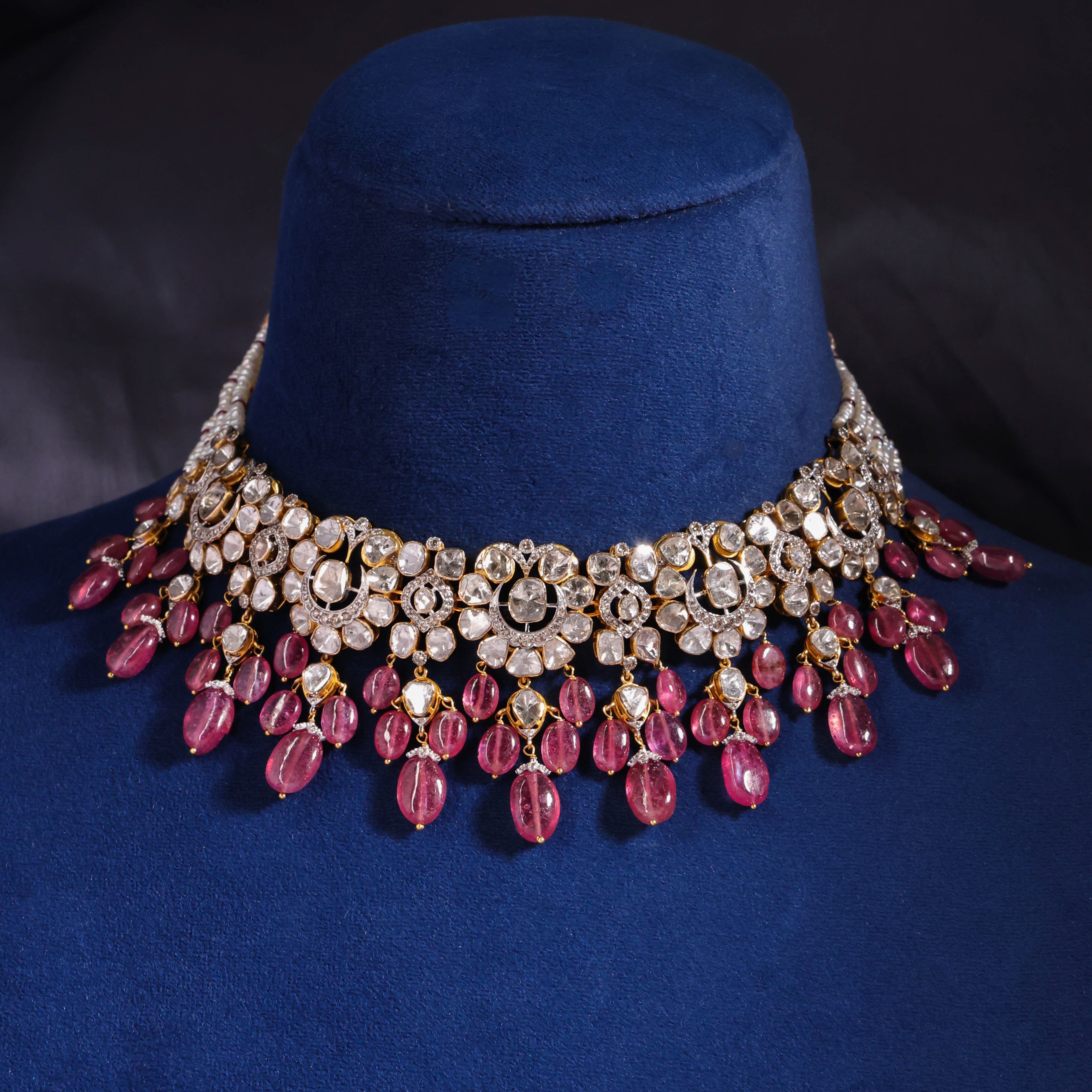 Gauri Polki And Diamond Choker