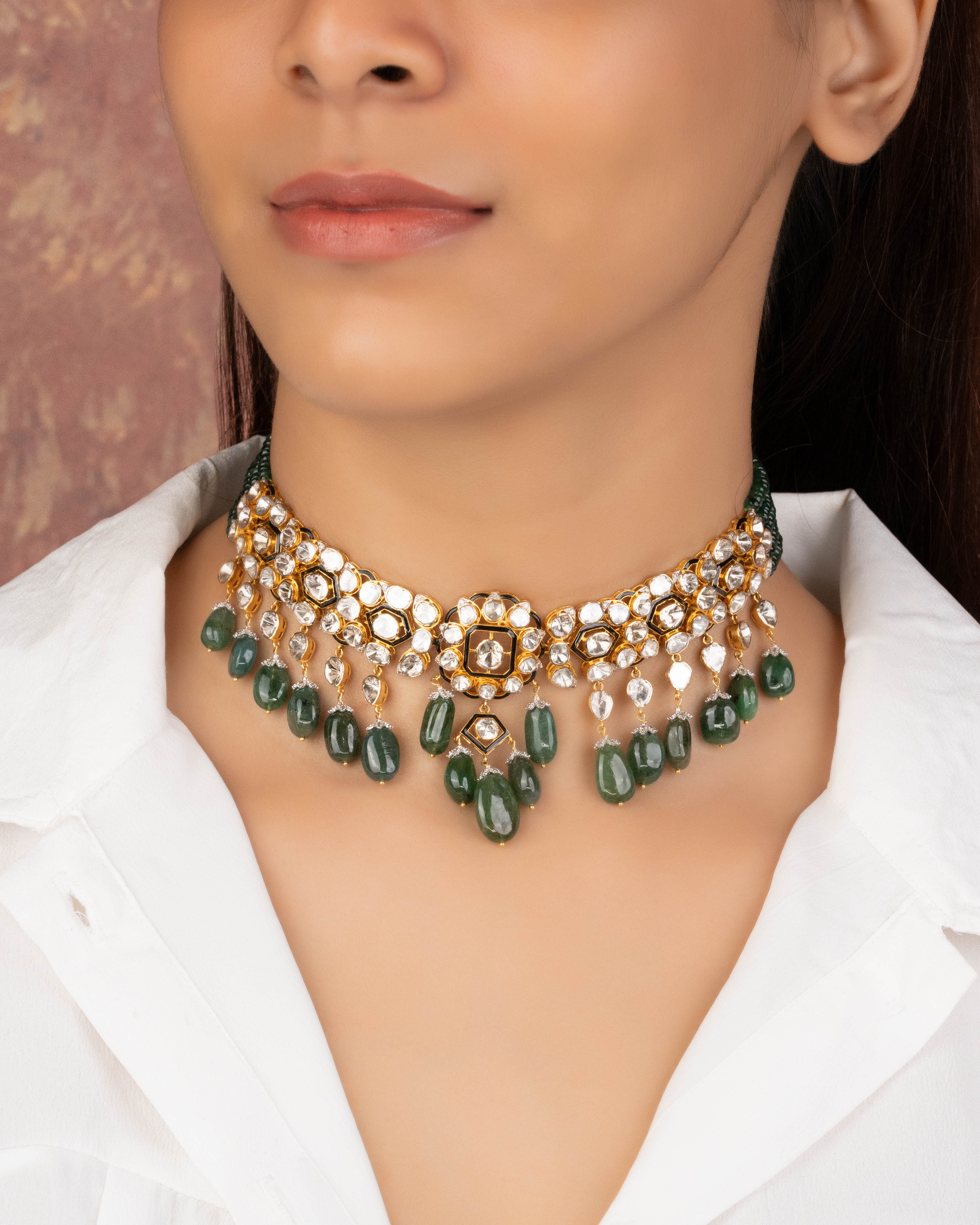 Eyana Polki And Diamond Choker