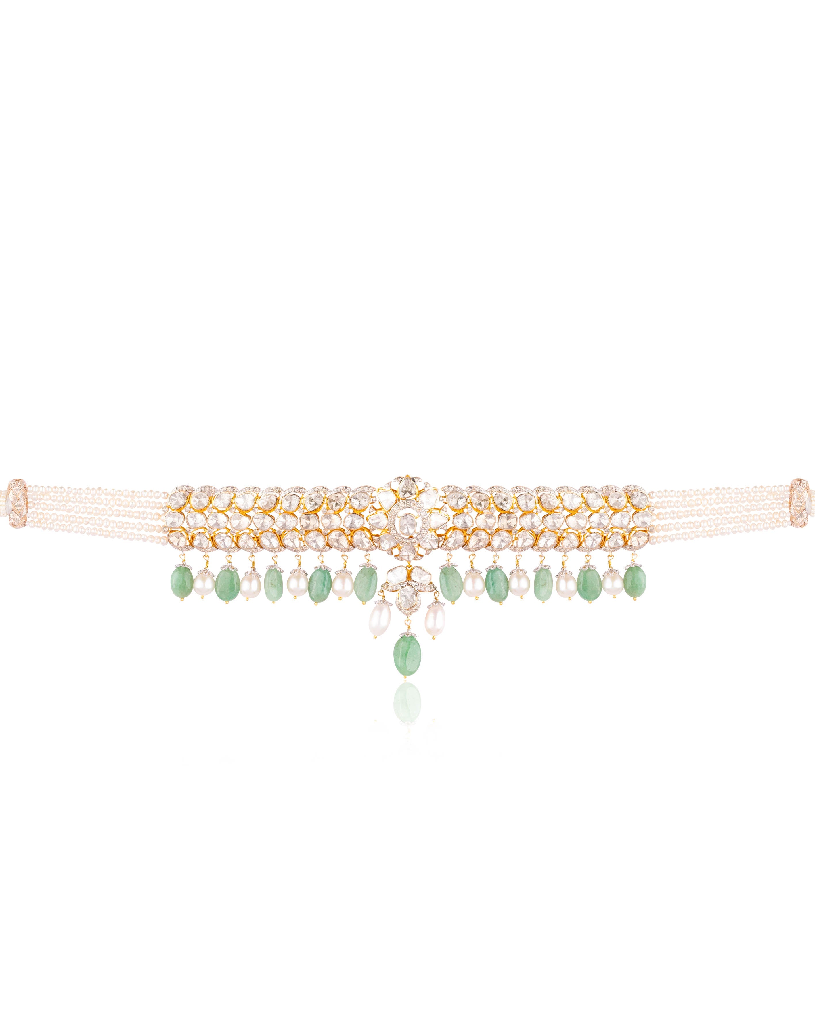 Mitri Polki And Diamond Choker