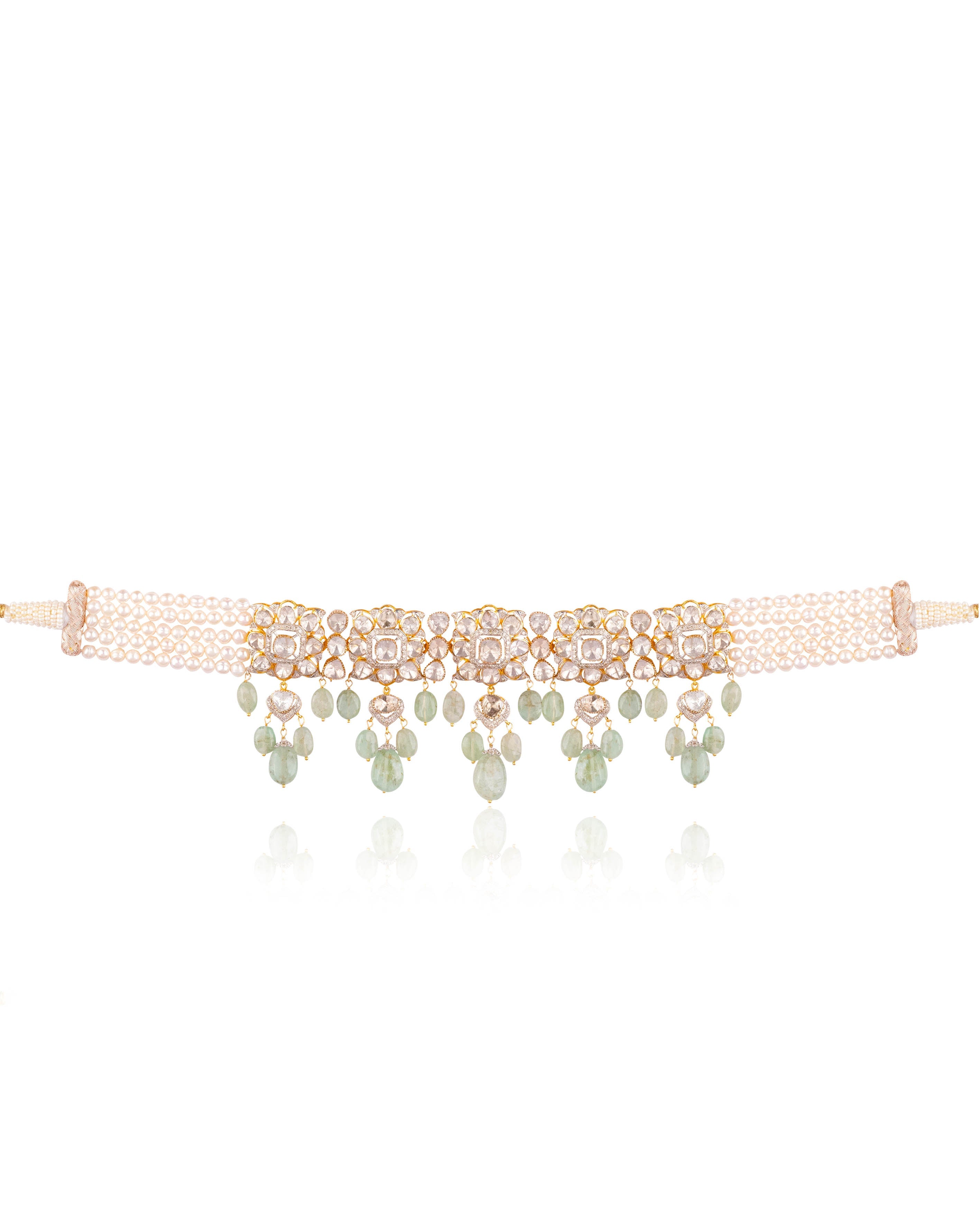 Estella Polki And Diamond Choker
