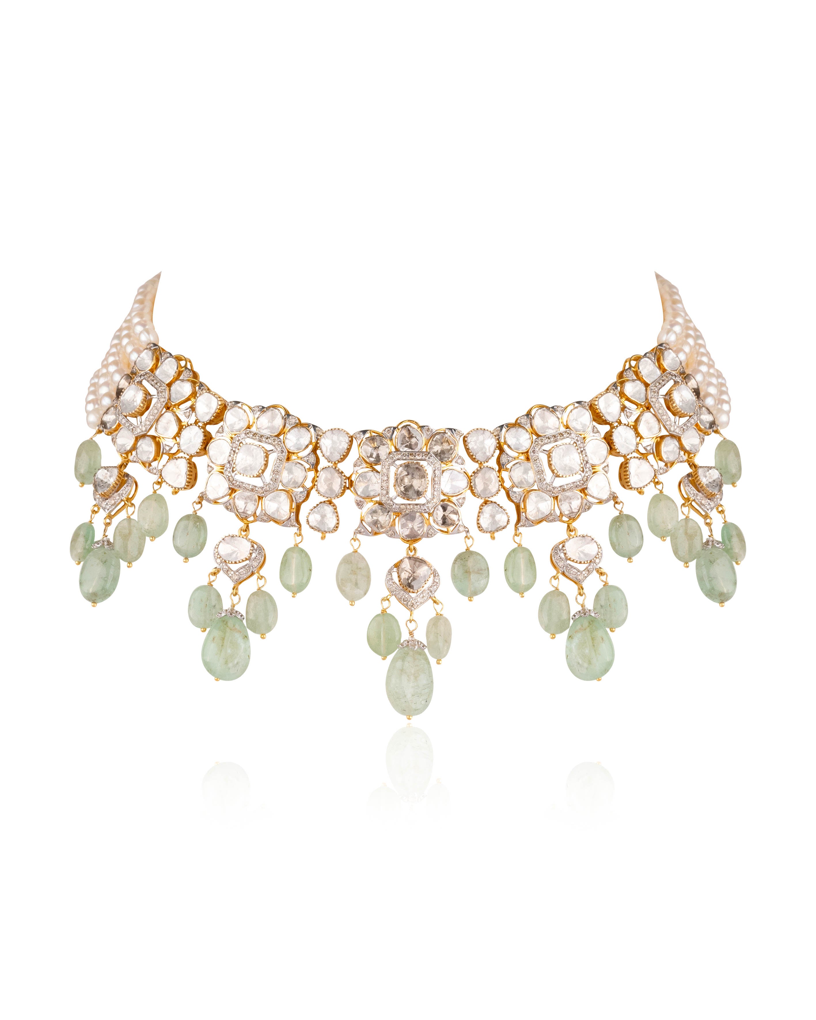 Estella Polki And Diamond Choker