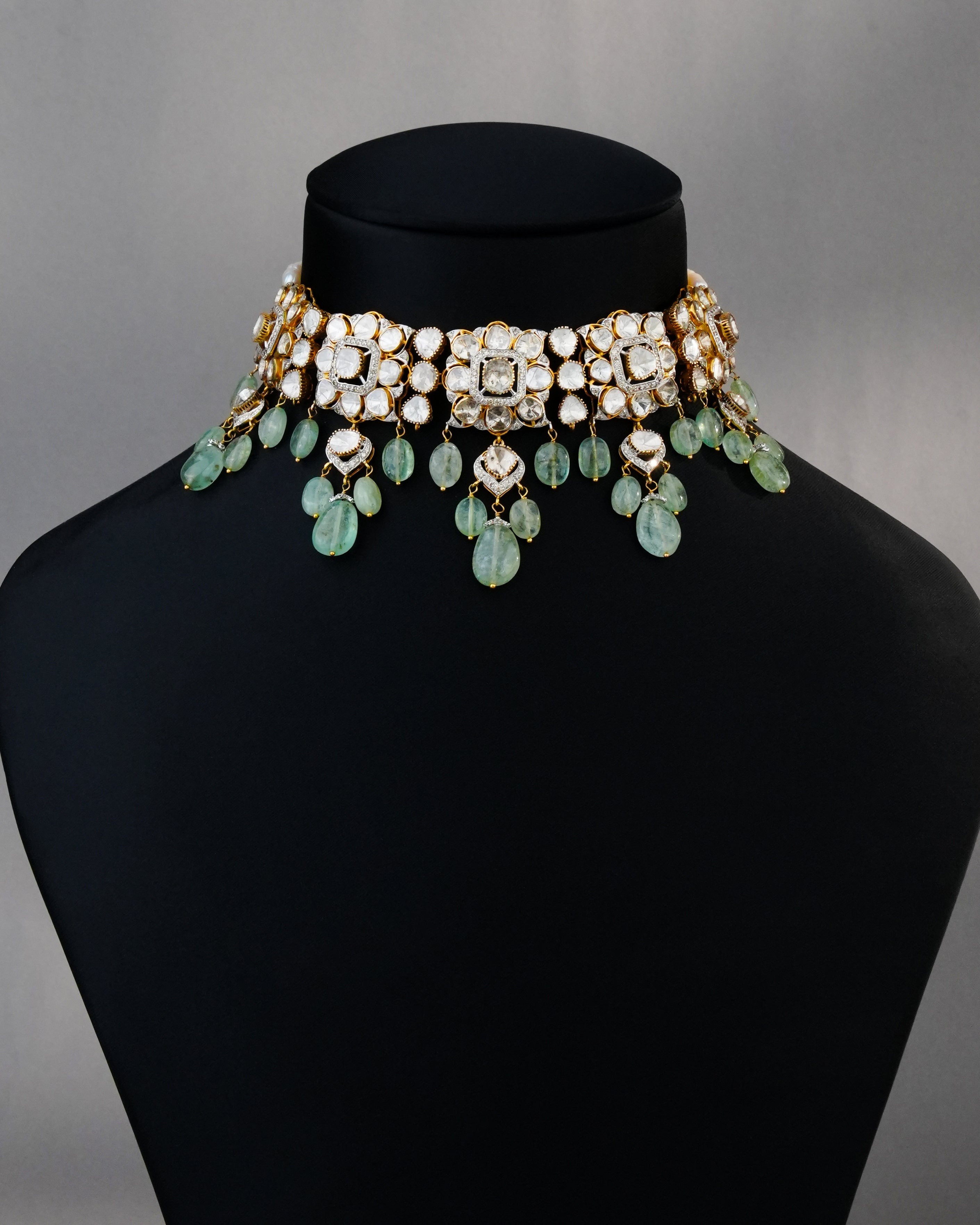 Estella Polki And Diamond Choker