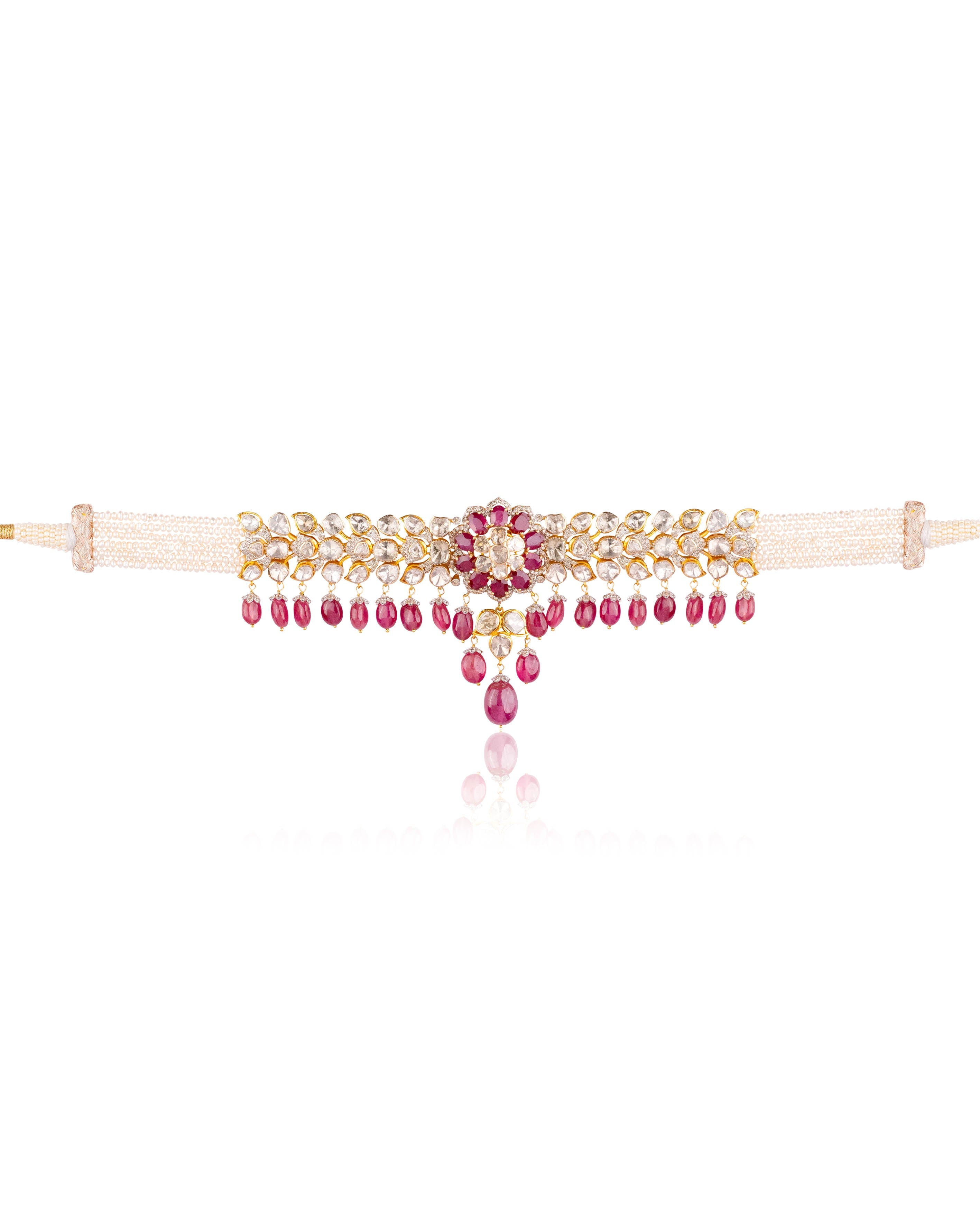 Camila Polki And Diamond Choker