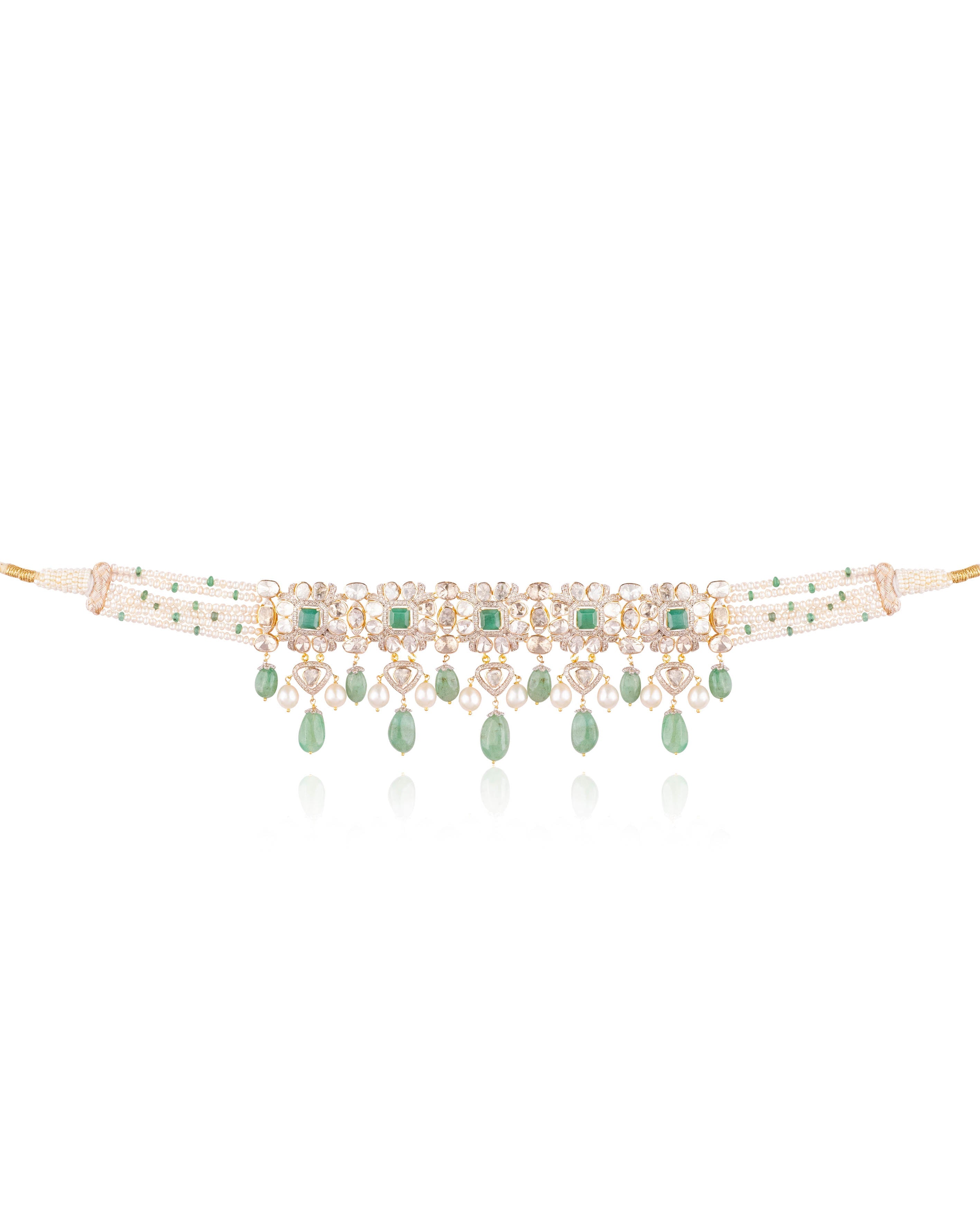 Disha Polki And Diamond Choker