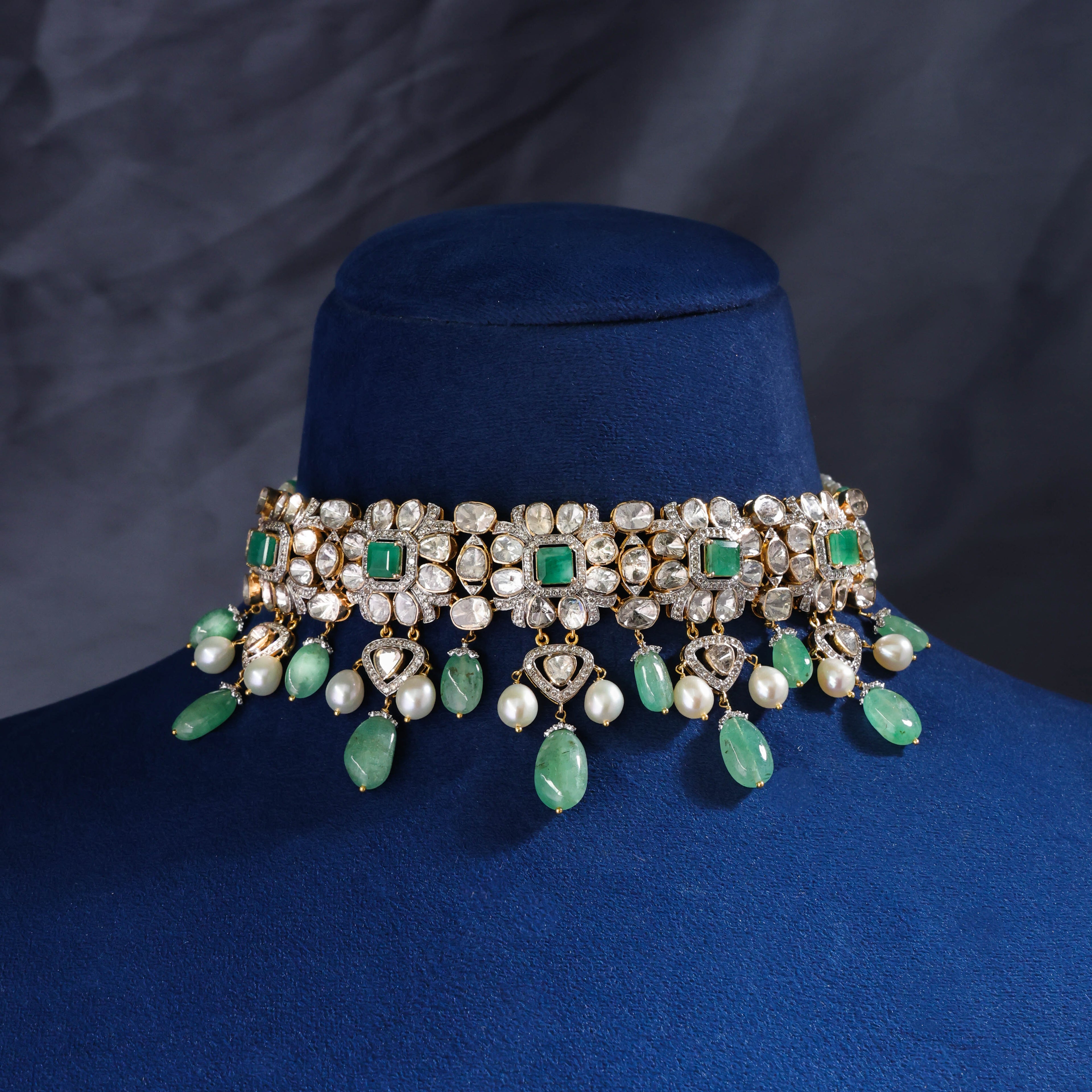 Disha Polki And Diamond Choker