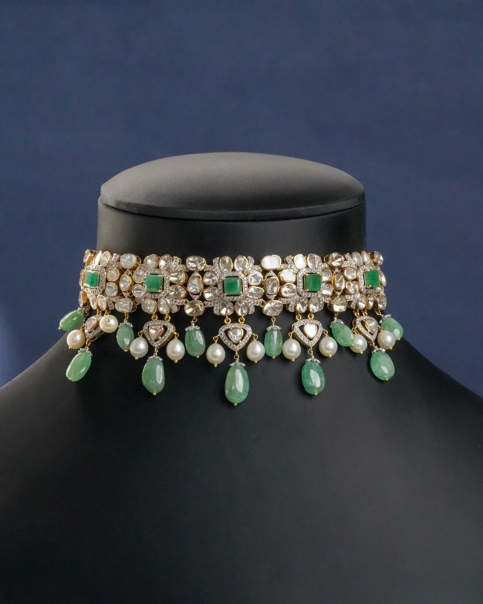 Disha Polki And Diamond Choker