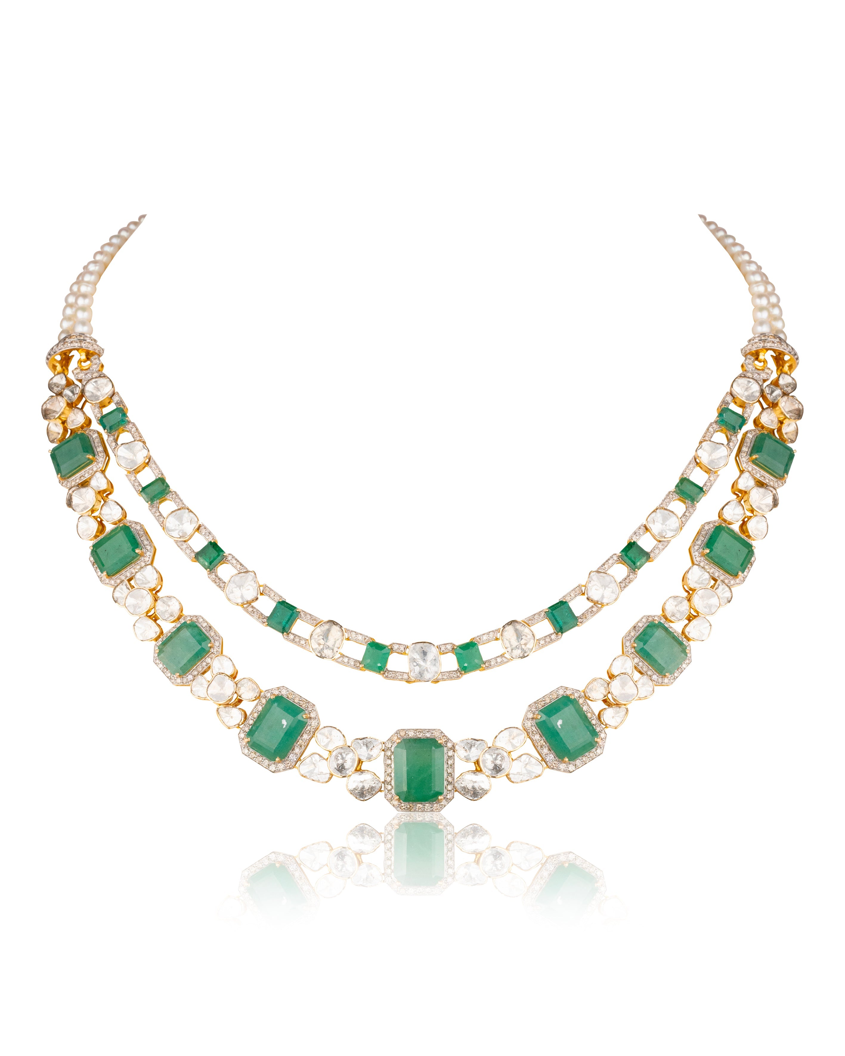 Masira Polki And Diamond Necklace