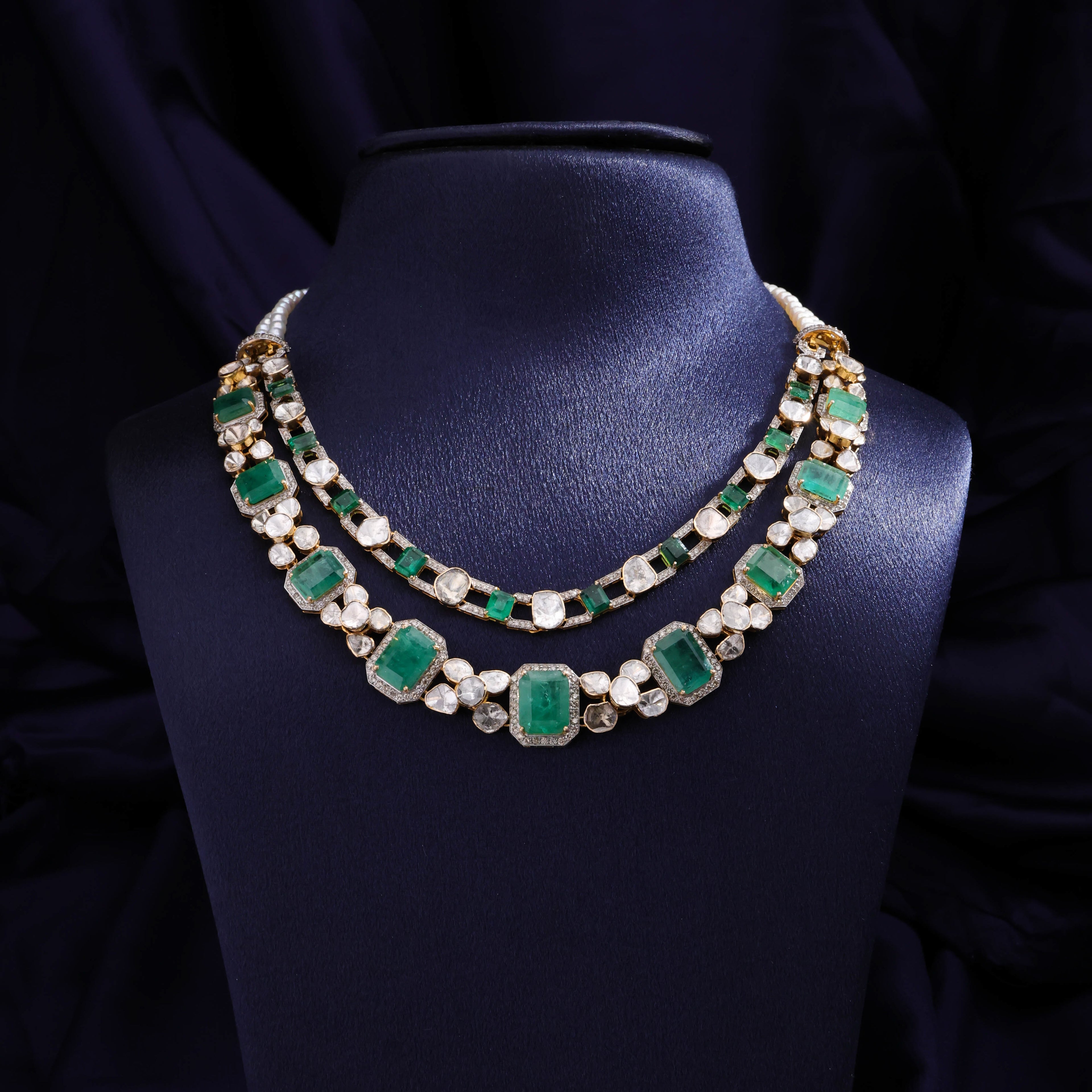 Masira Polki And Diamond Necklace