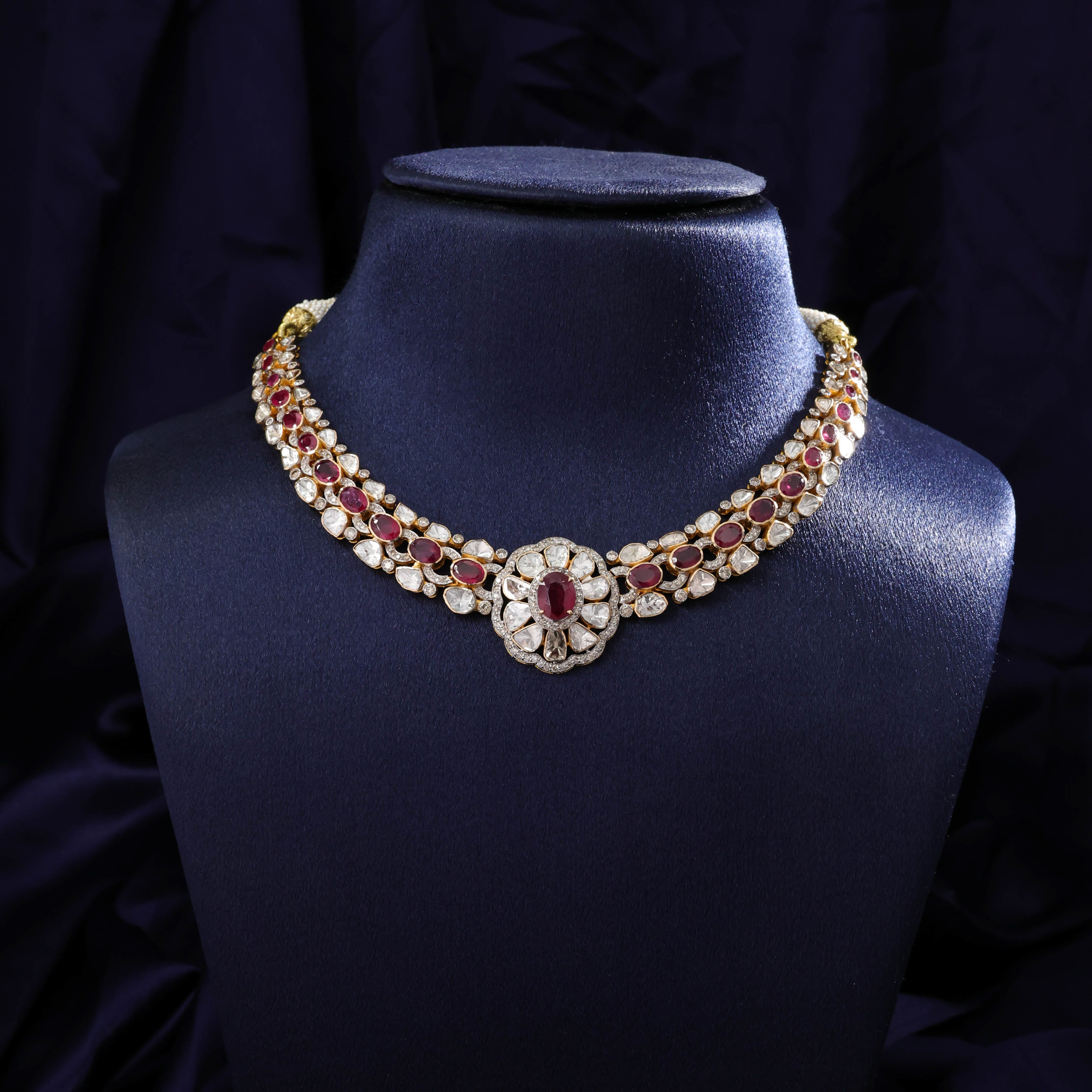 Arabelle Polki And Diamond Necklace