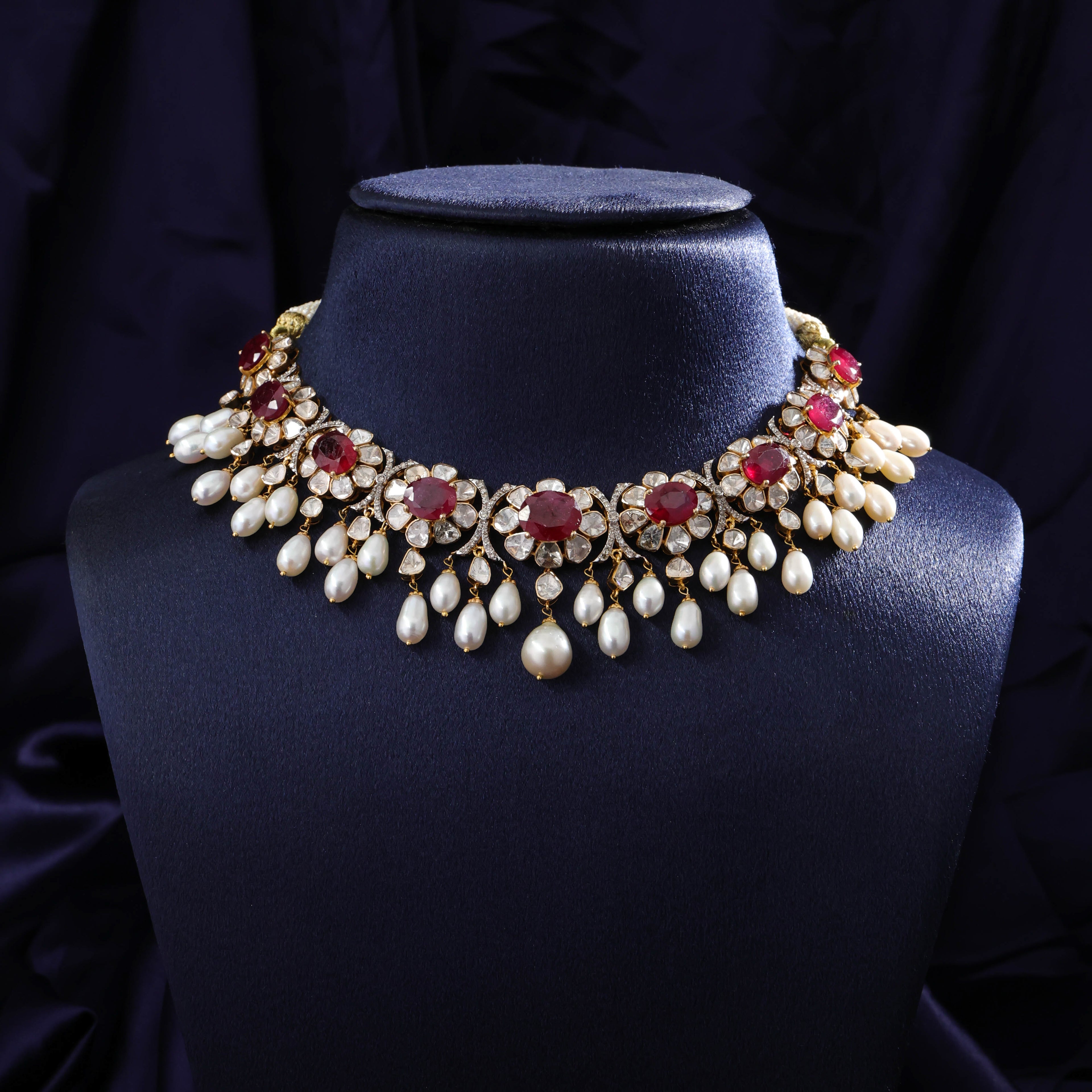 Solene Polki And Diamond Necklace