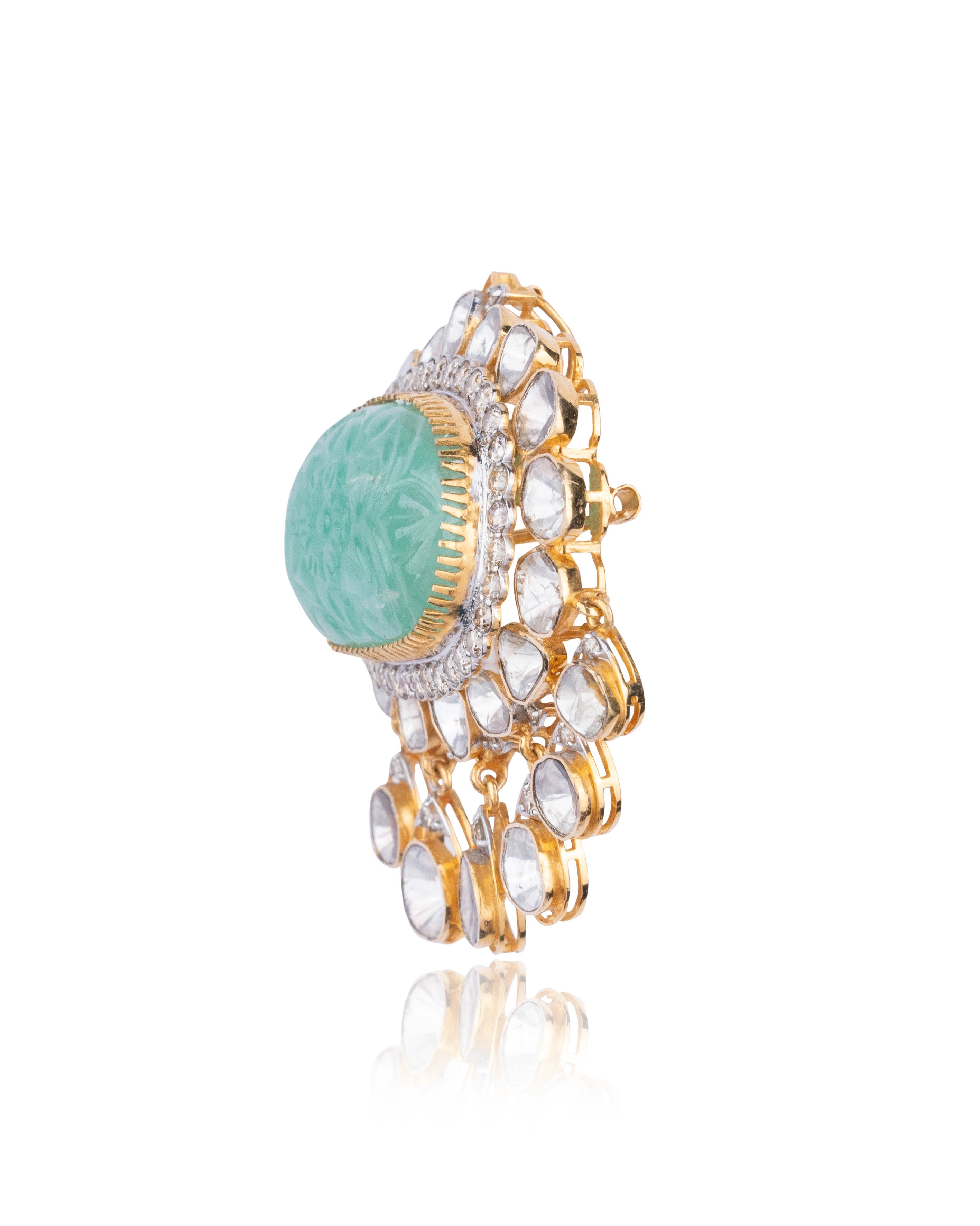 Vida Polki And Diamond Pendant