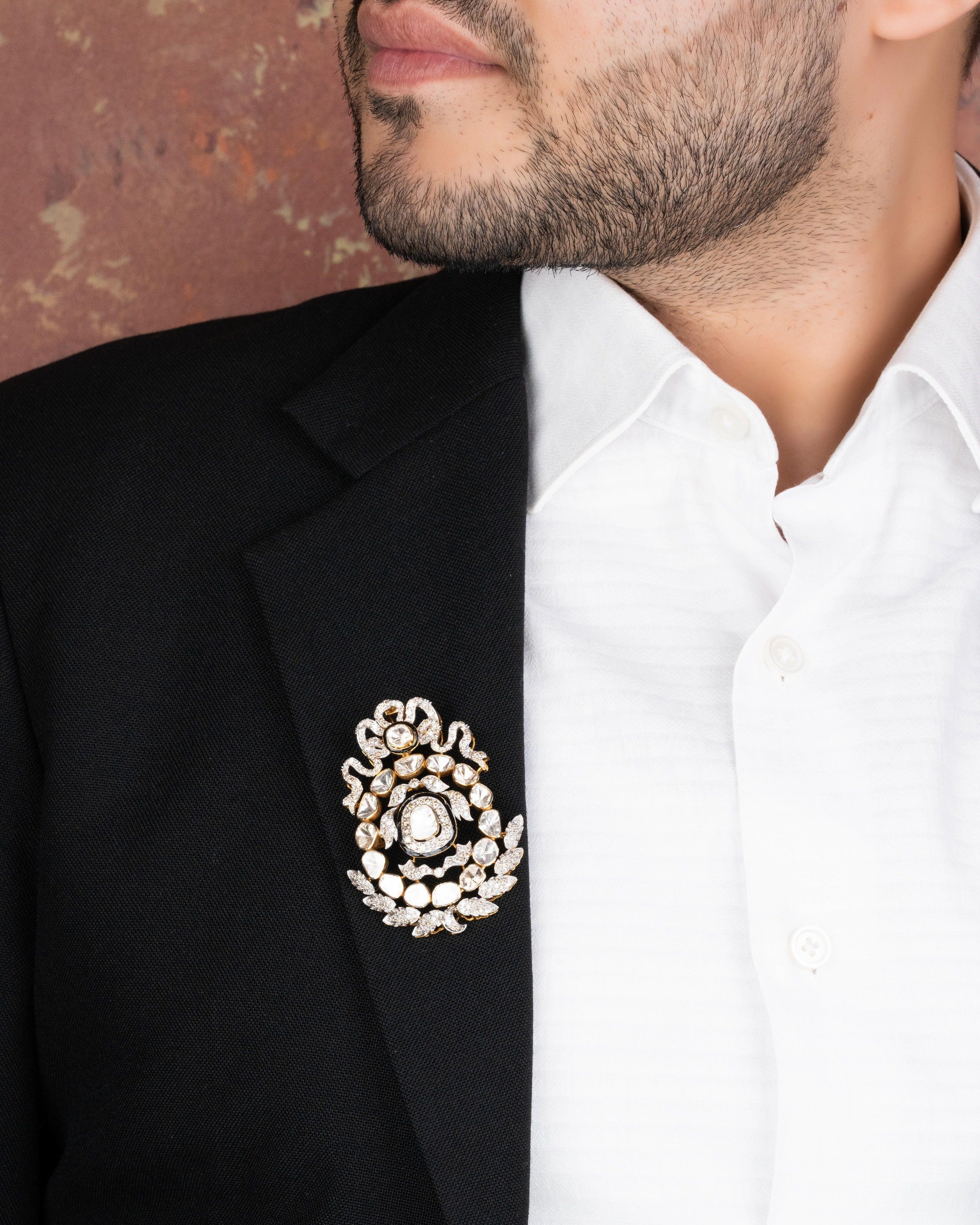 Falguni Polki And Diamond Pendant