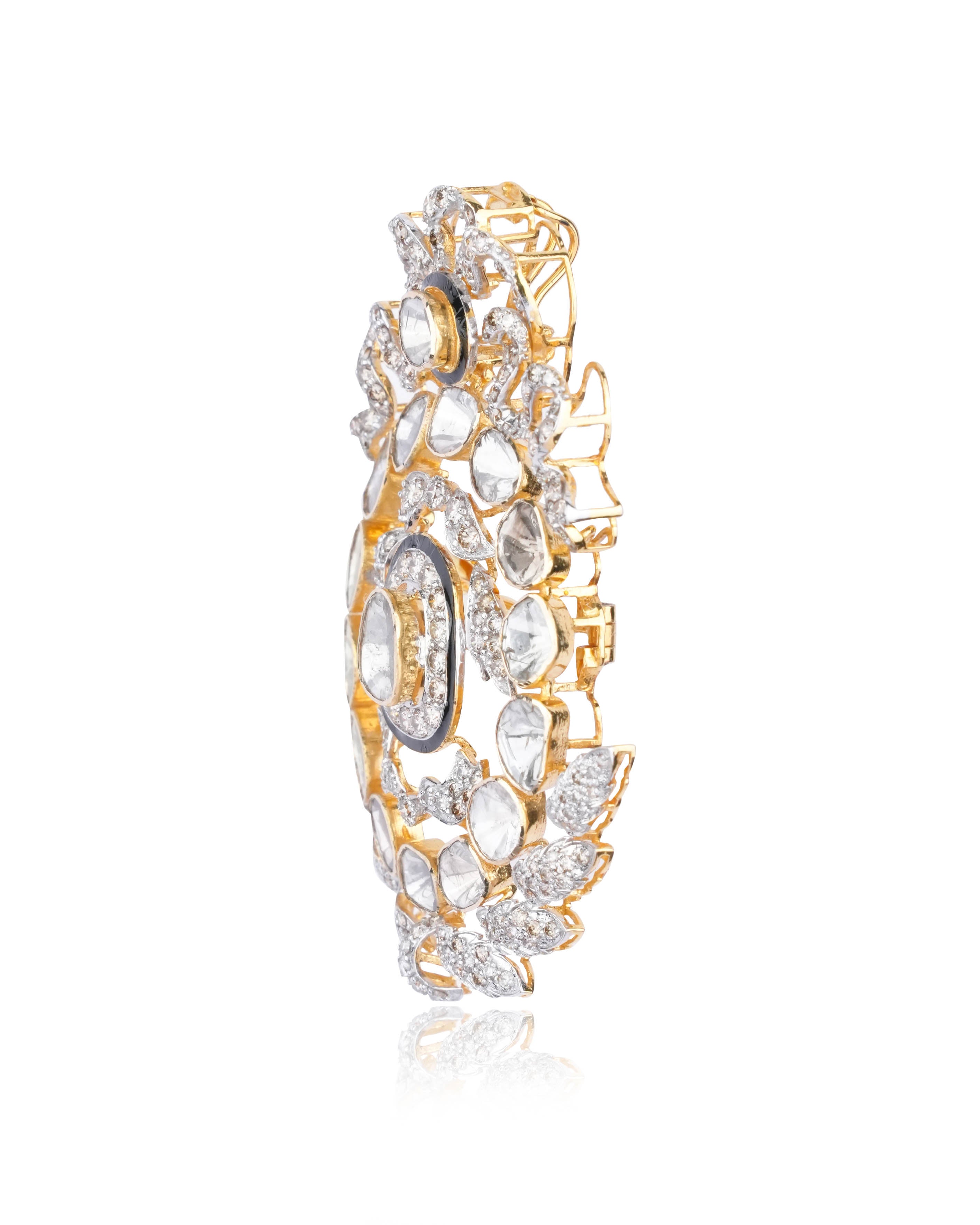 Falguni Polki And Diamond Pendant