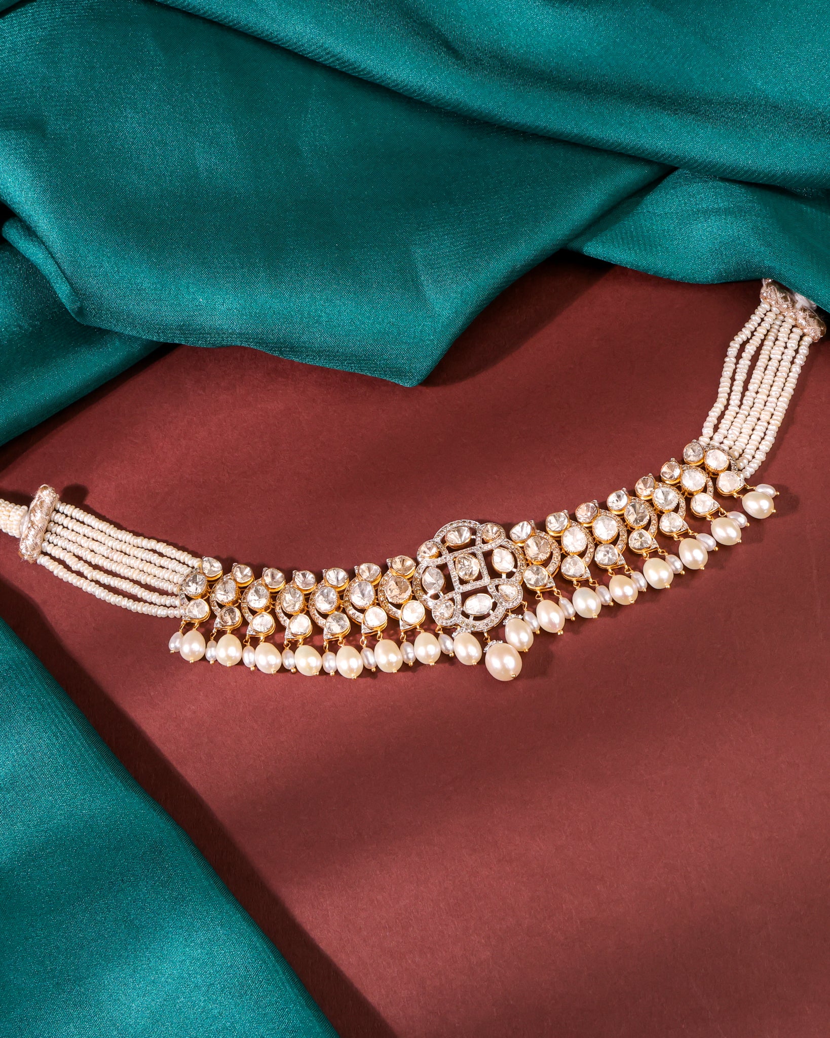 Evienne Polki And Diamond Choker