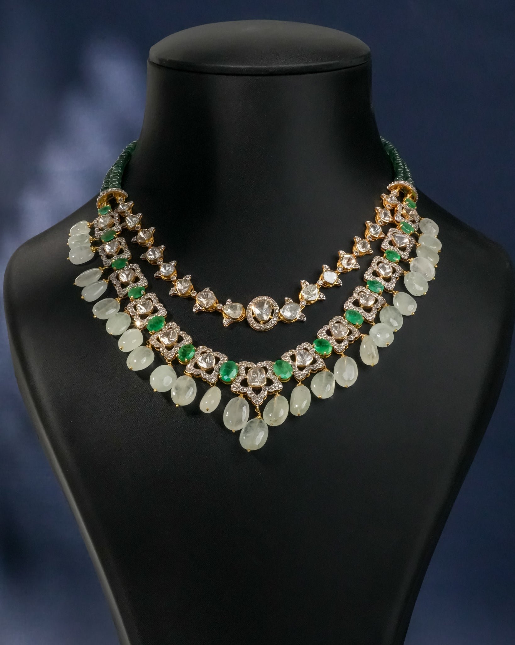 Aasrita Polki And Diamond Necklace