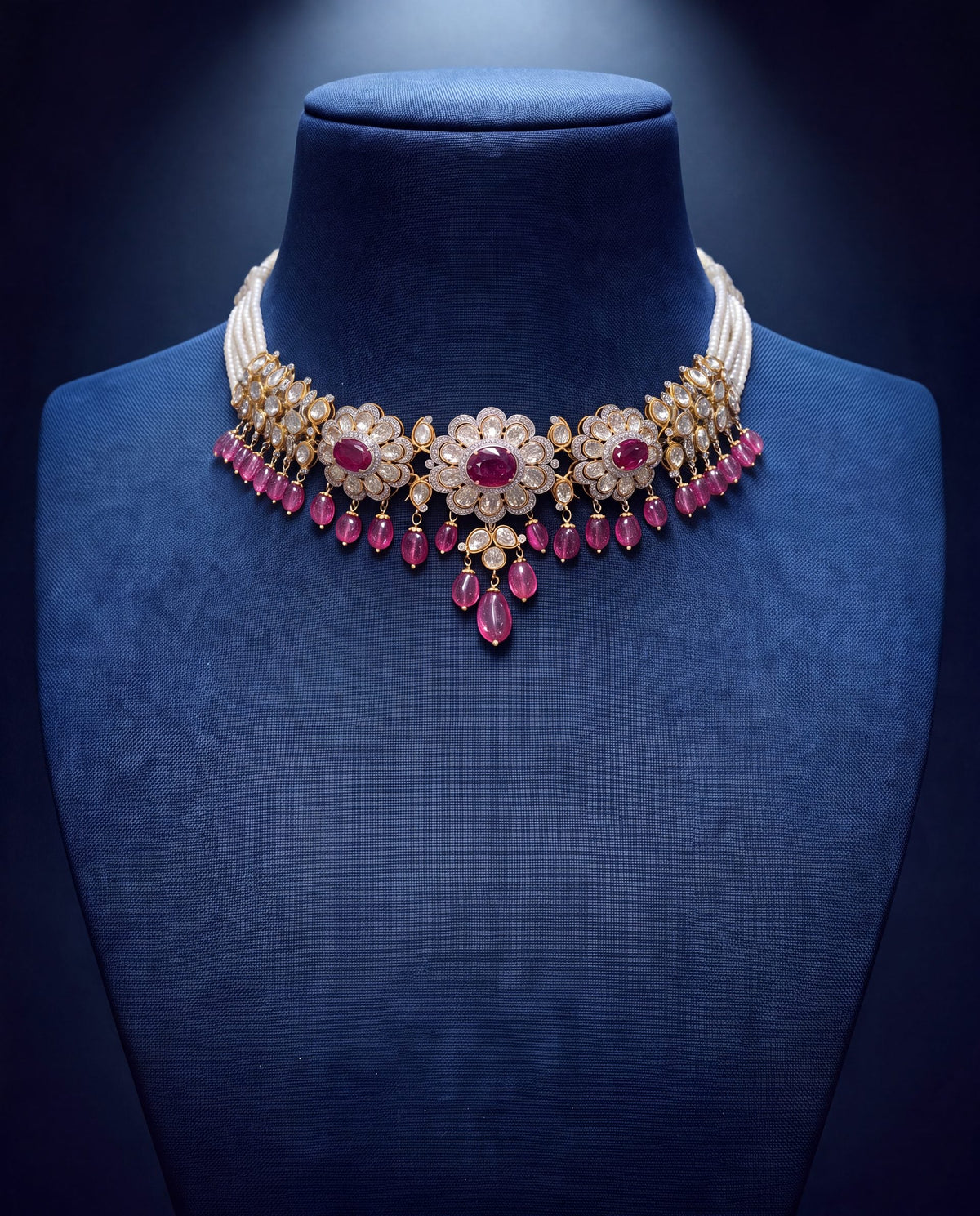 Koyel Polki And Diamond Choker