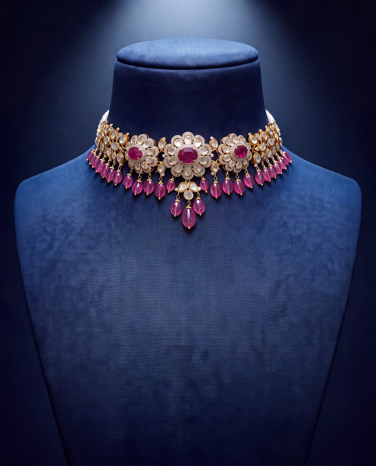 Koyel Polki And Diamond Choker