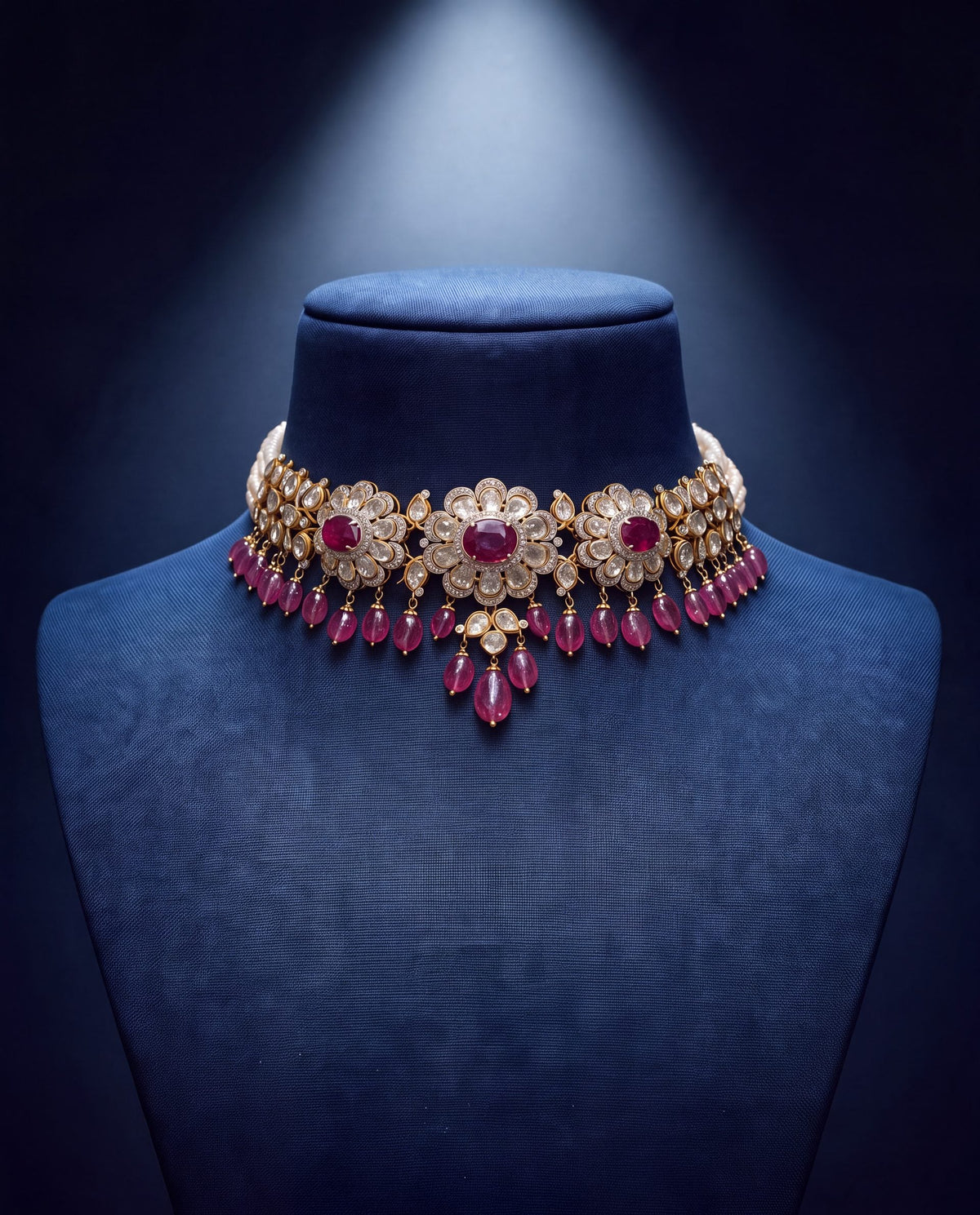 Koyel Polki And Diamond Choker