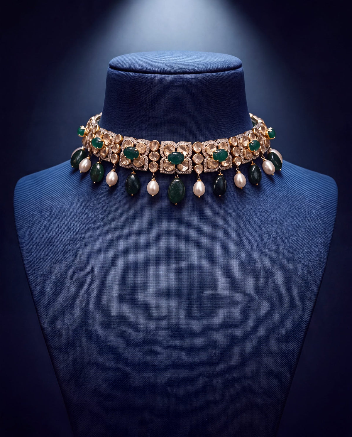 Sristi Polki And Diamond Choker