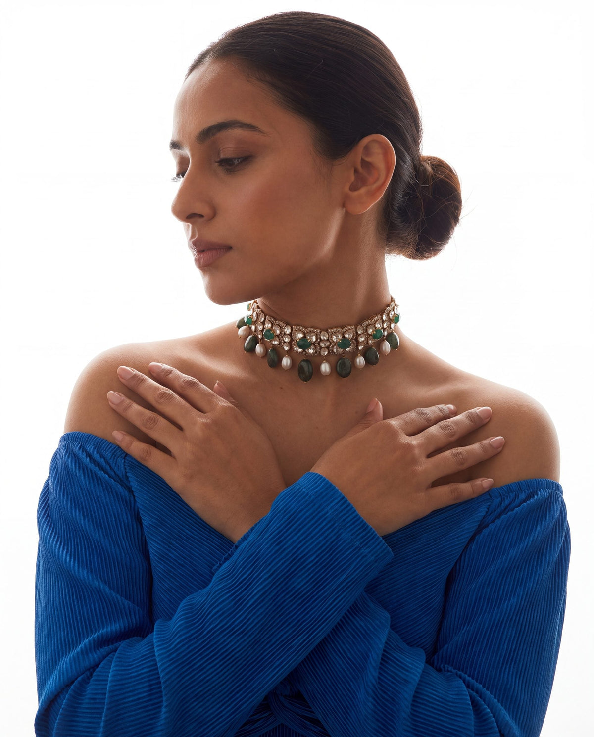 Ruchita Polki And Diamond Choker
