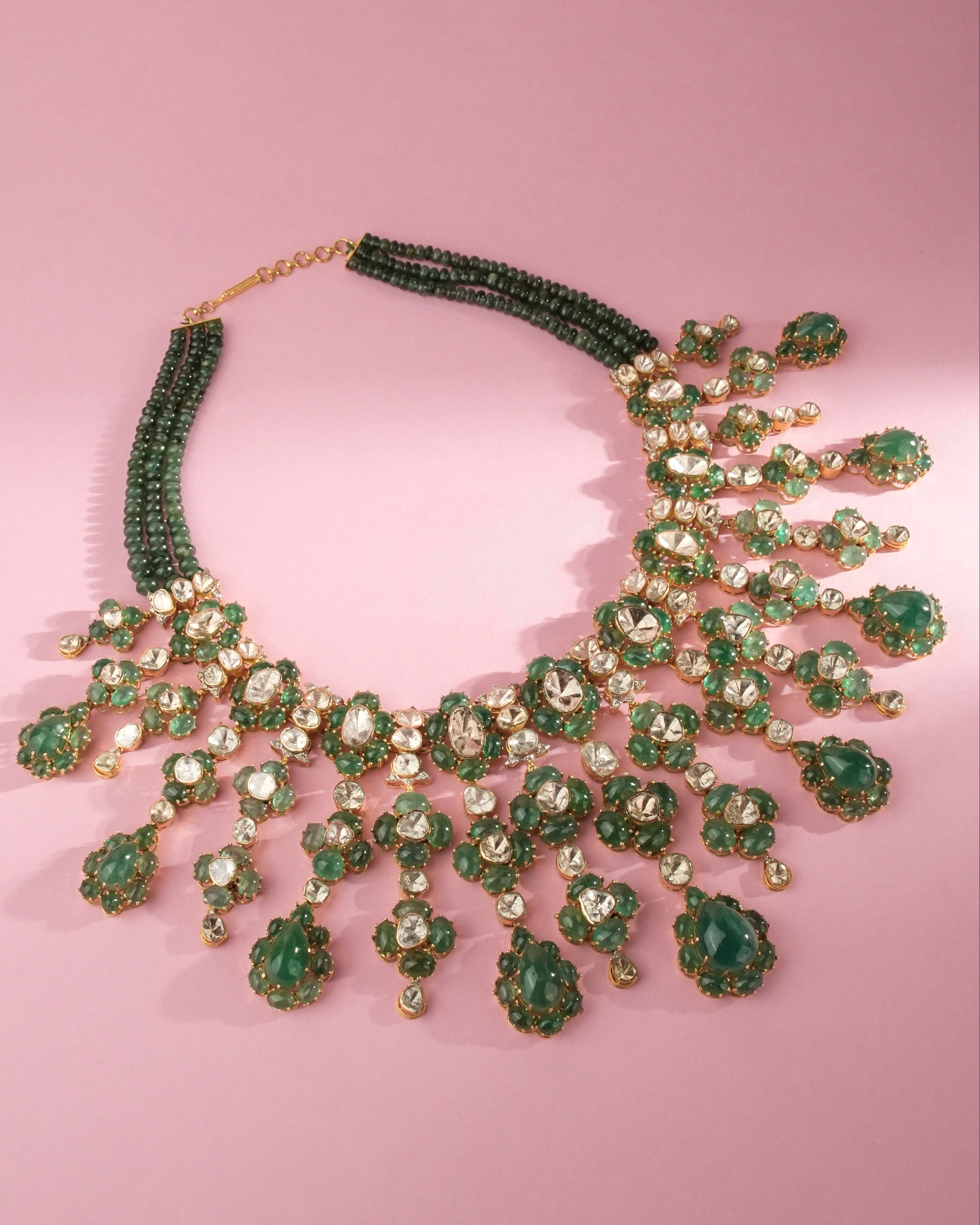 Zeenat Aman - Esita Polki And Diamond Necklace