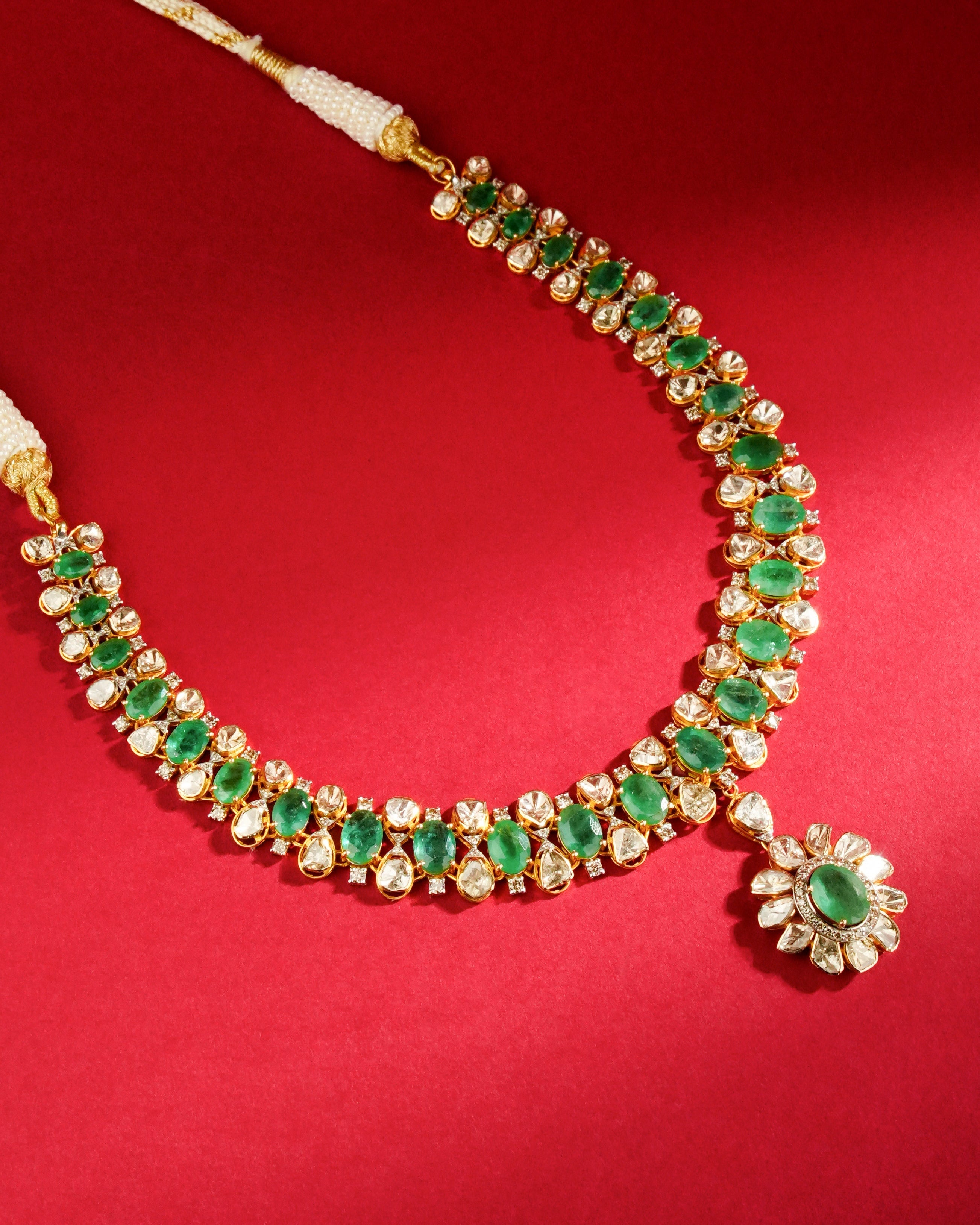 Swagata Polki And Diamond Necklace - NO ORDERS