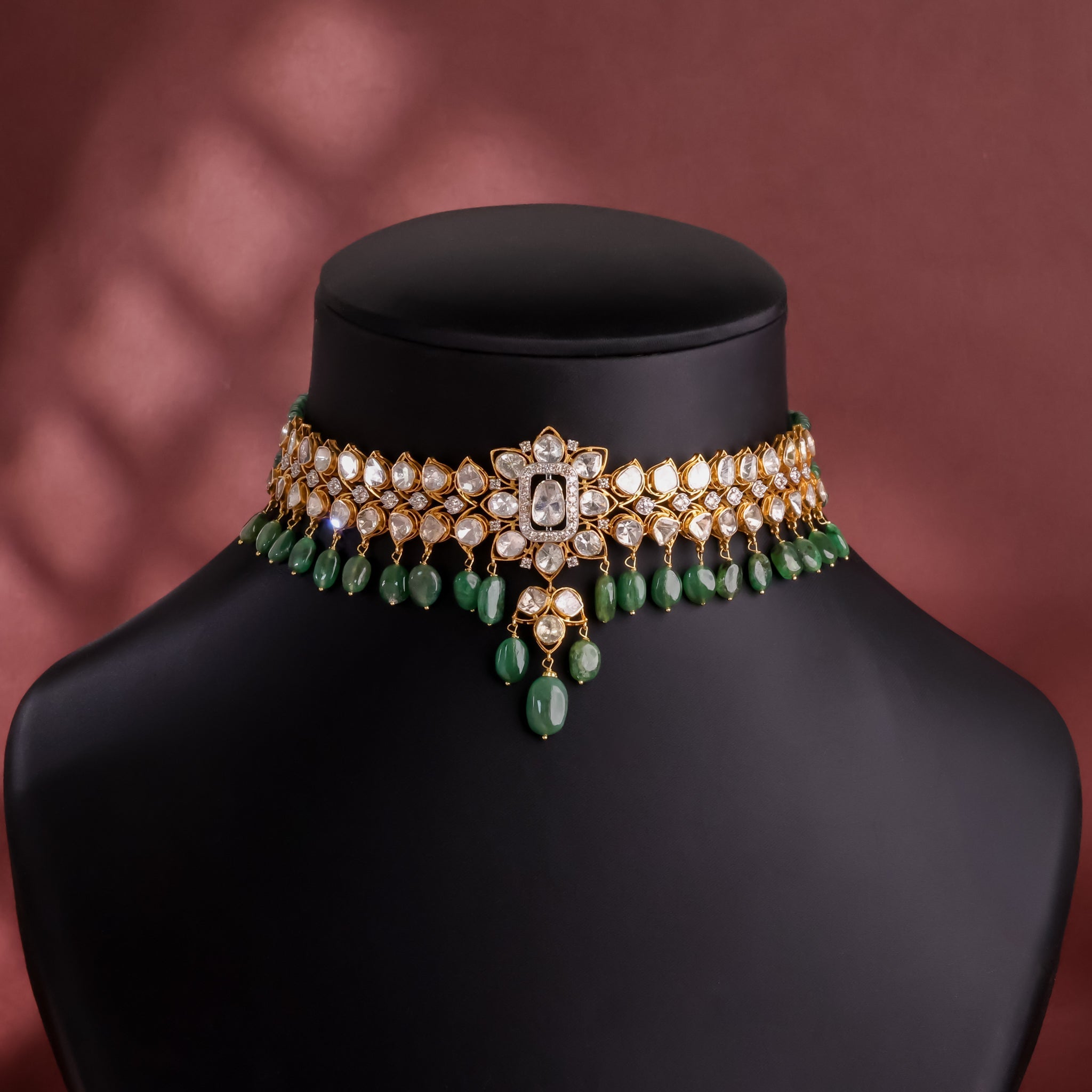 Nia Polki And Diamond Choker