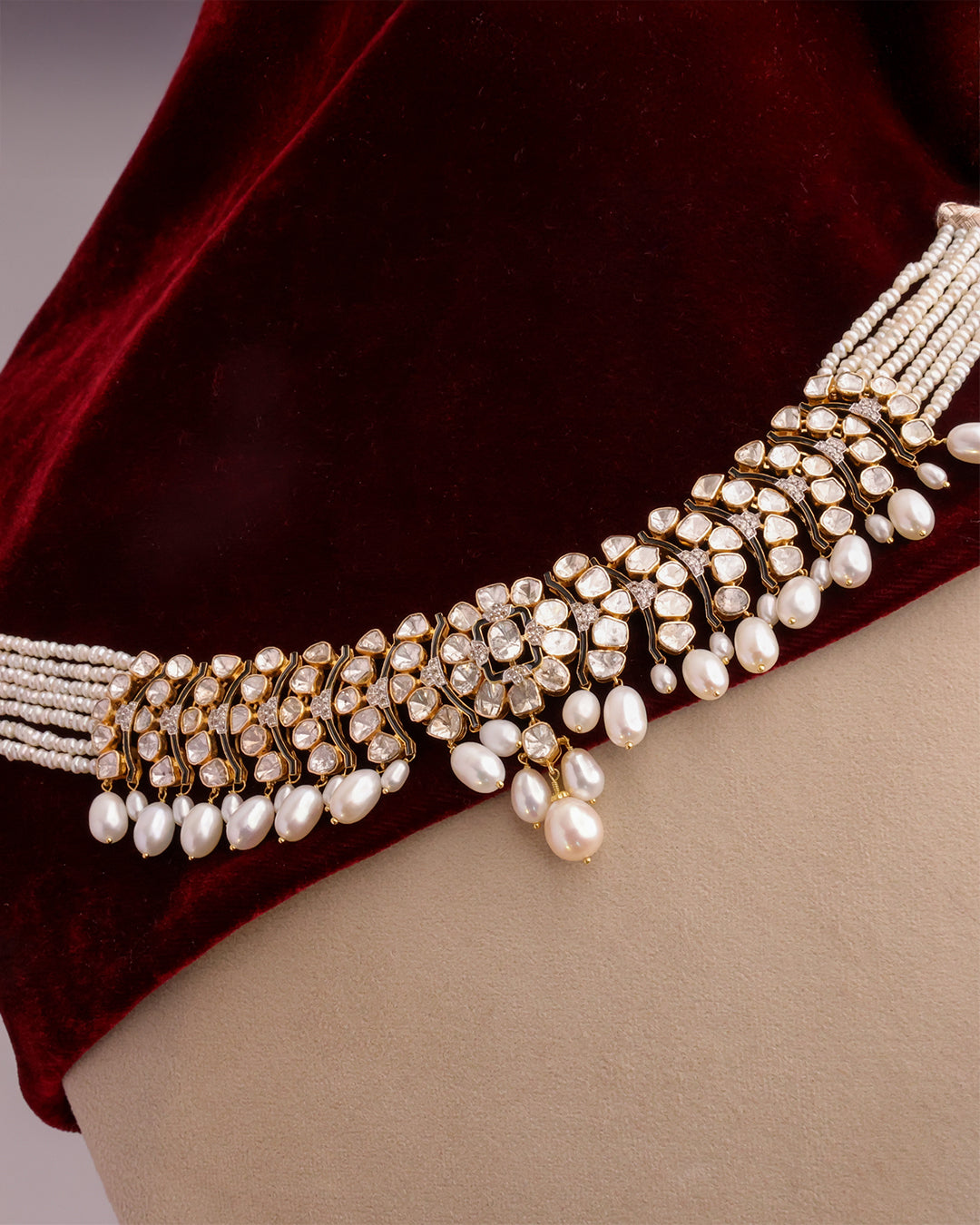 Cordelia Polki And Diamond Choker