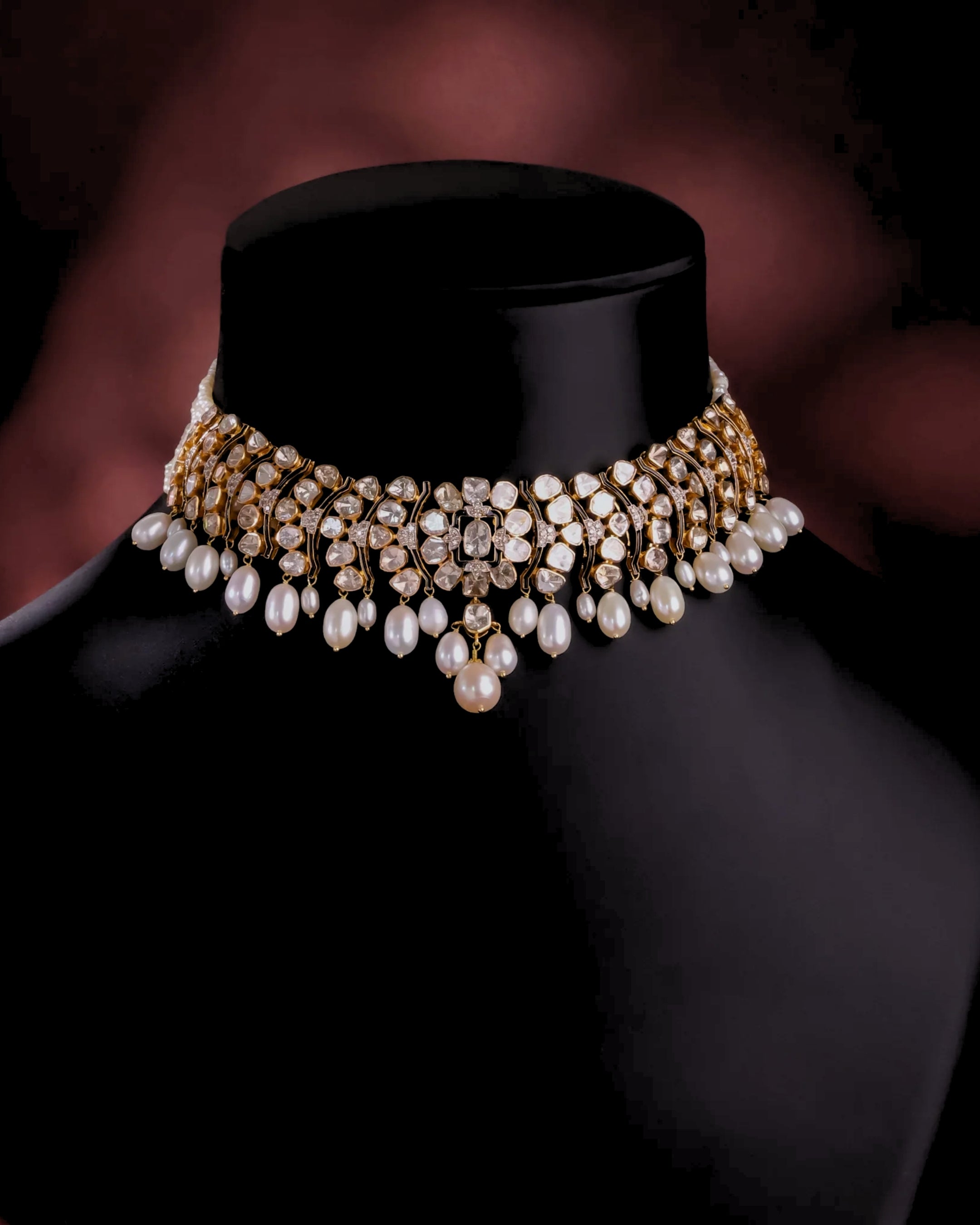 Cordelia Polki And Diamond Choker