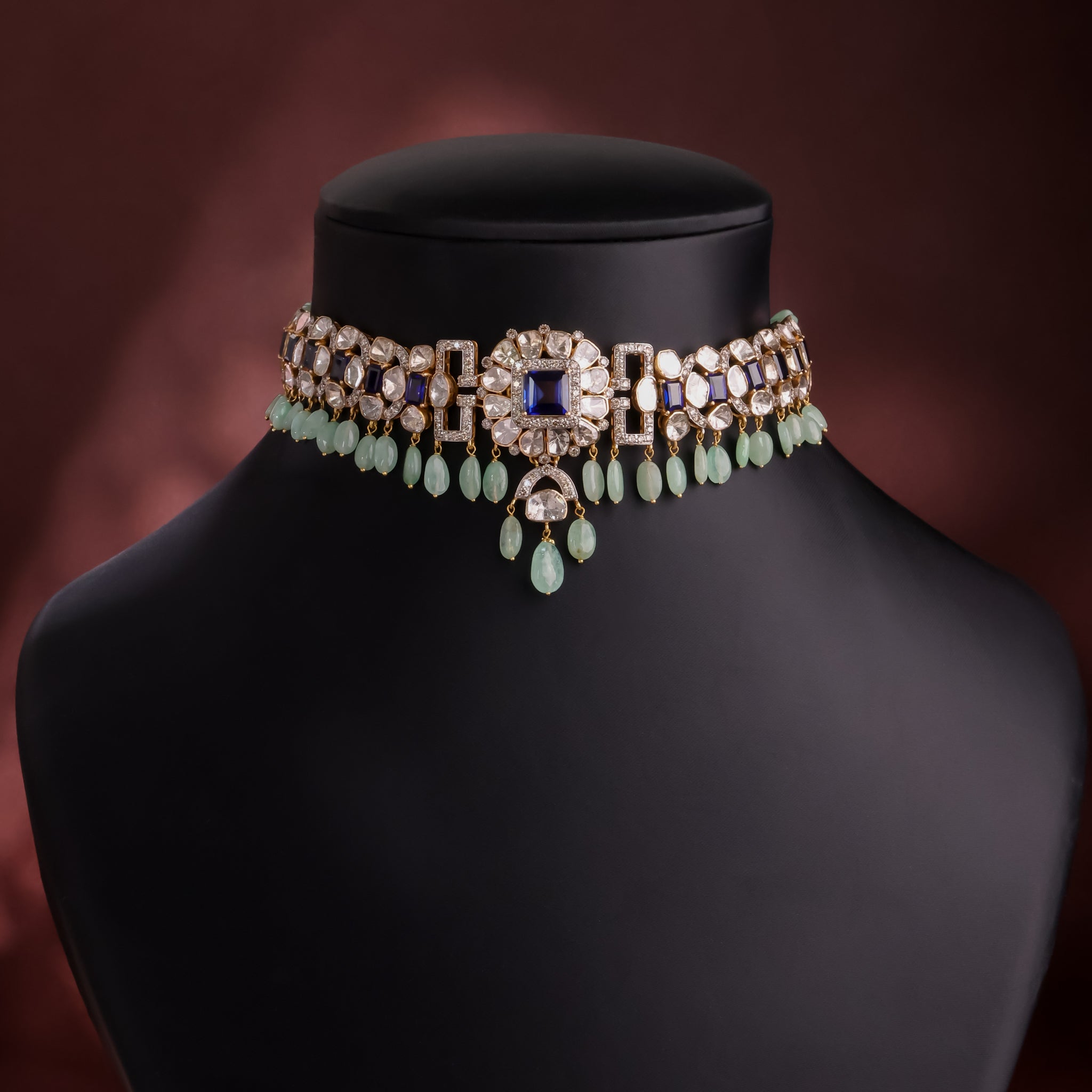 Aabheri Polki And Diamond Choker