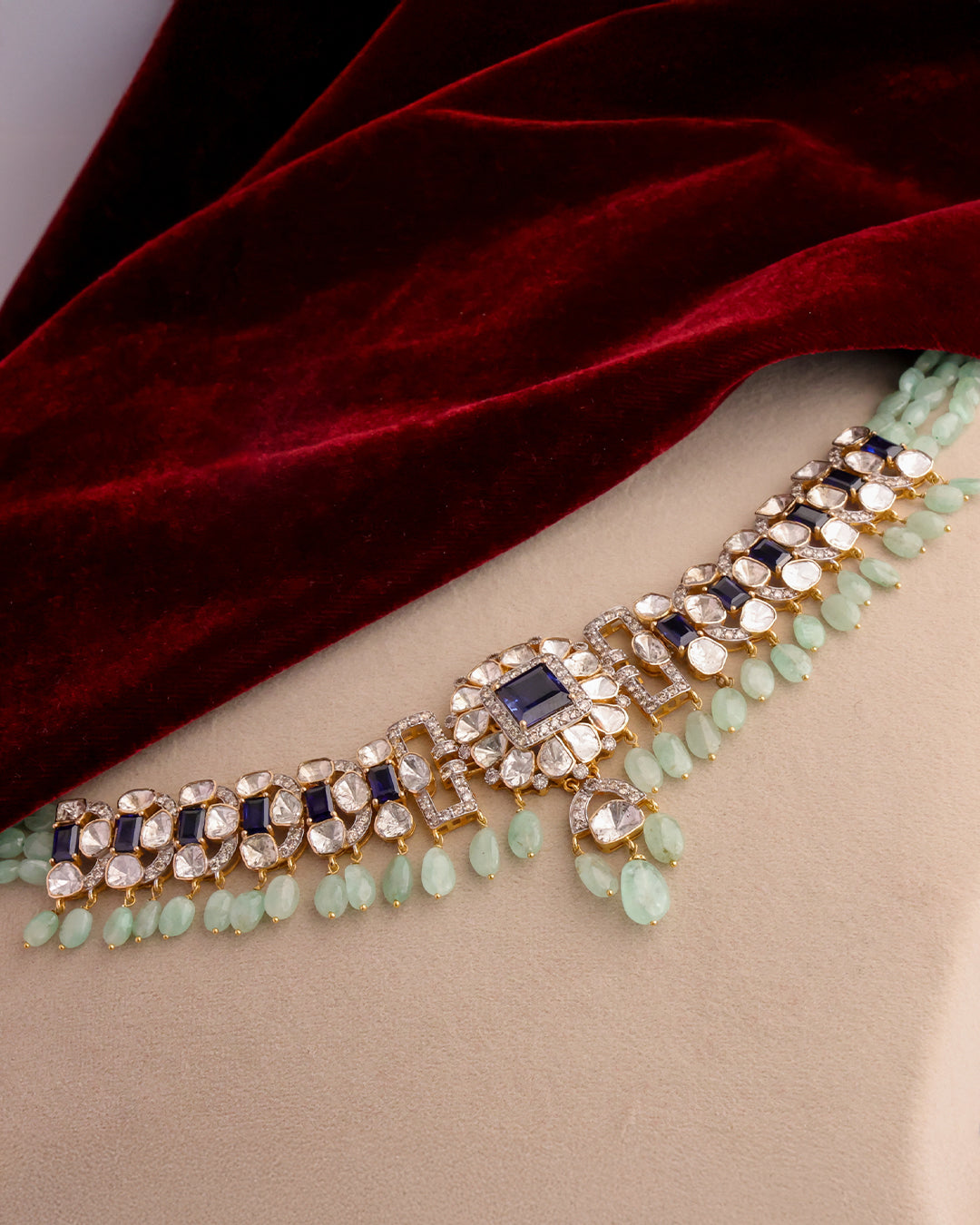 Aabheri Polki And Diamond Choker