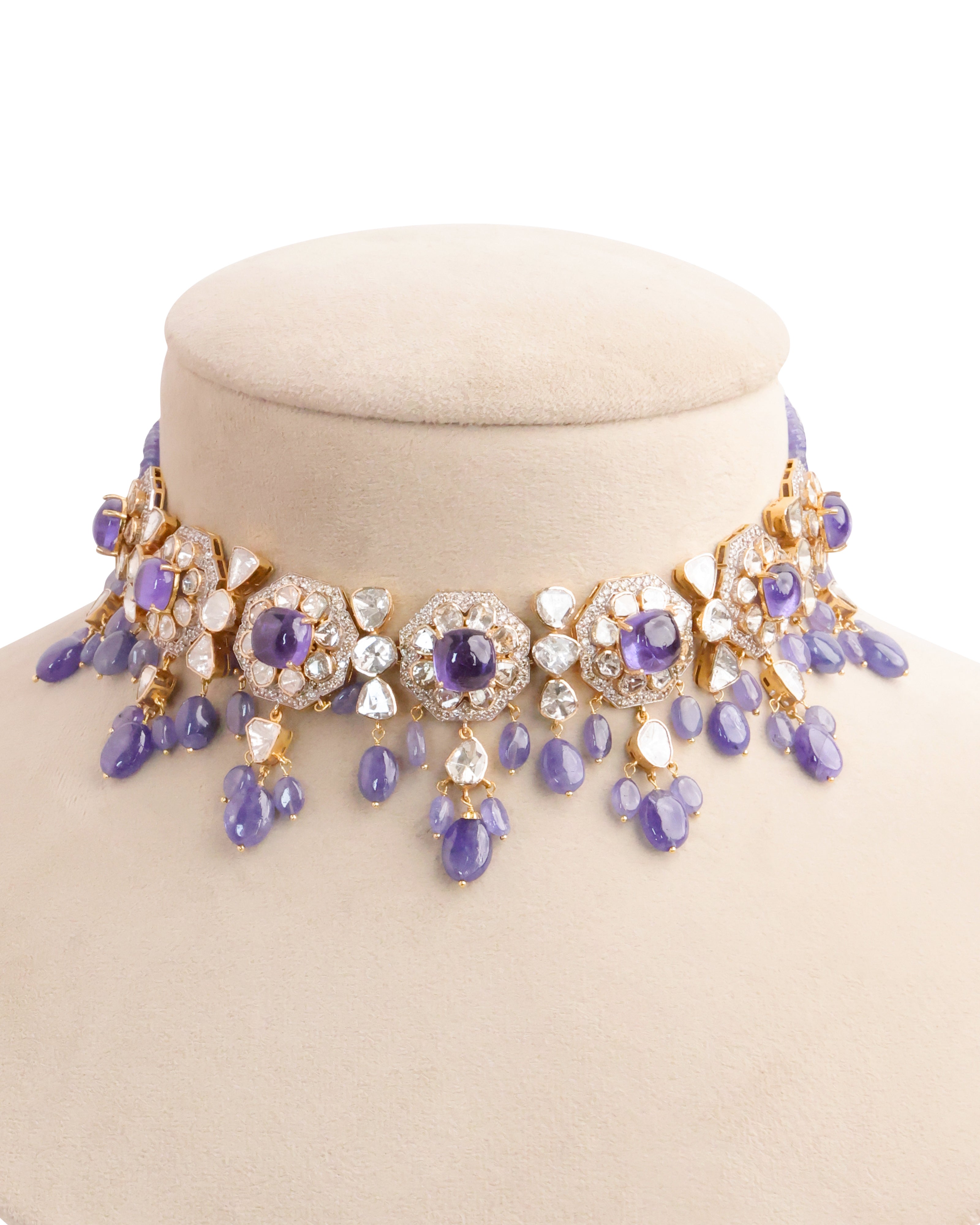 Zee Polki And Diamond Choker