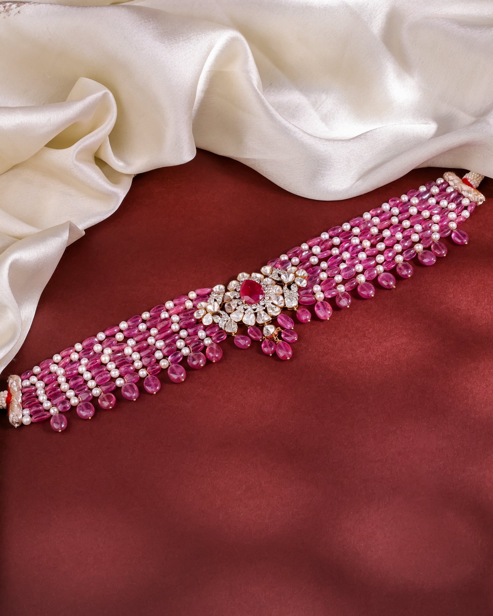 Deepika Polki And Diamond Choker