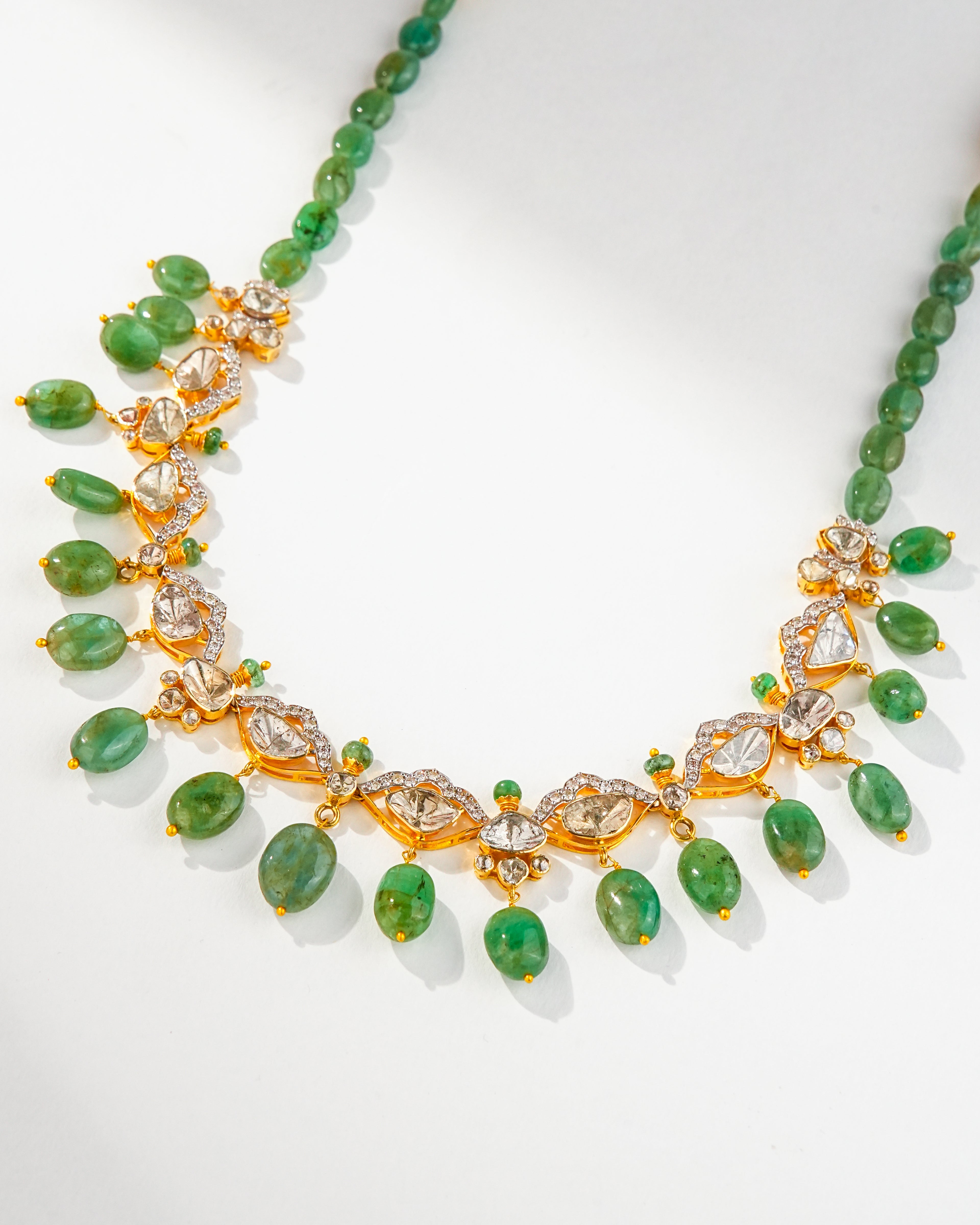 Komal Polki And Diamond Necklace