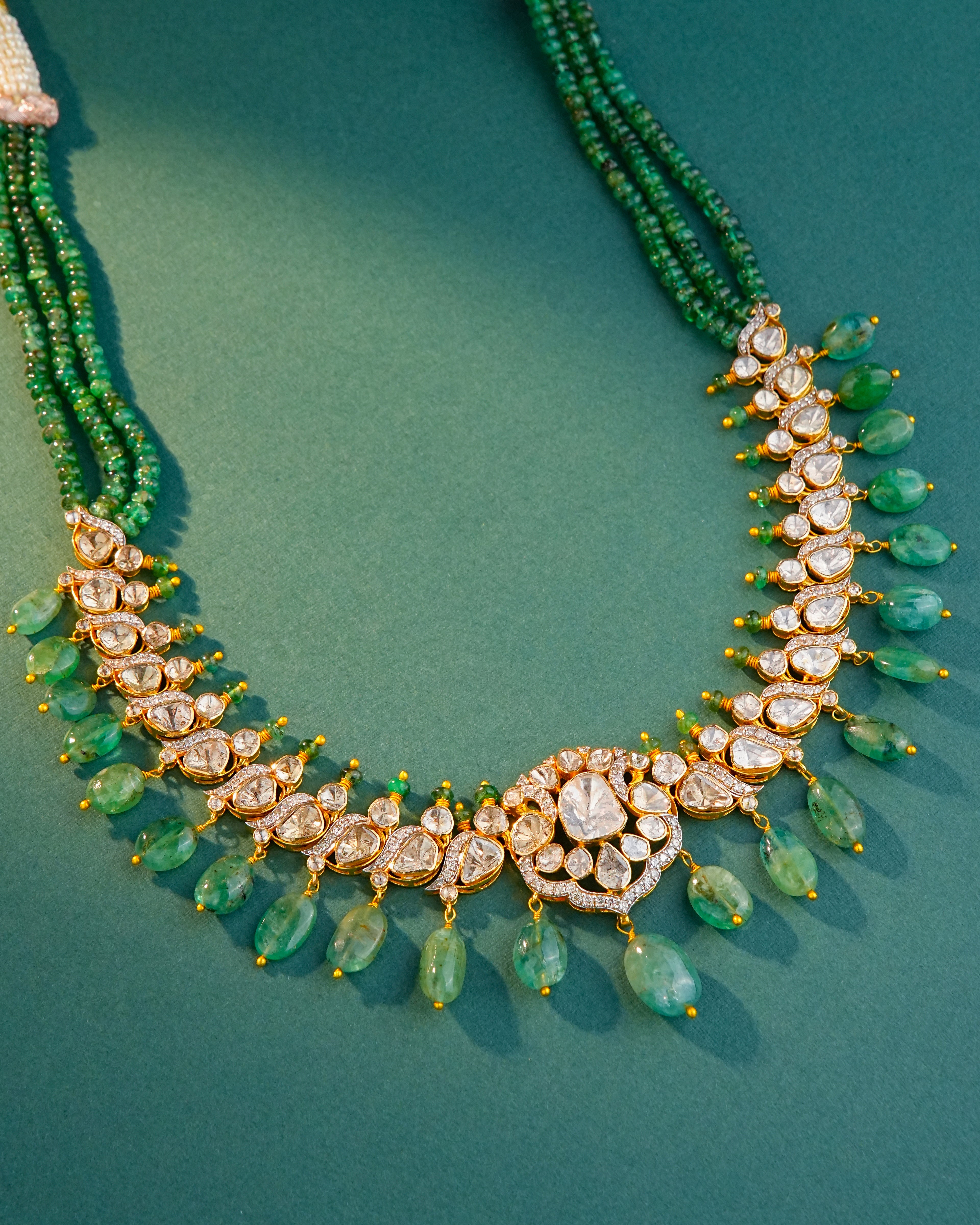 Kavita Polki And Diamond Necklace