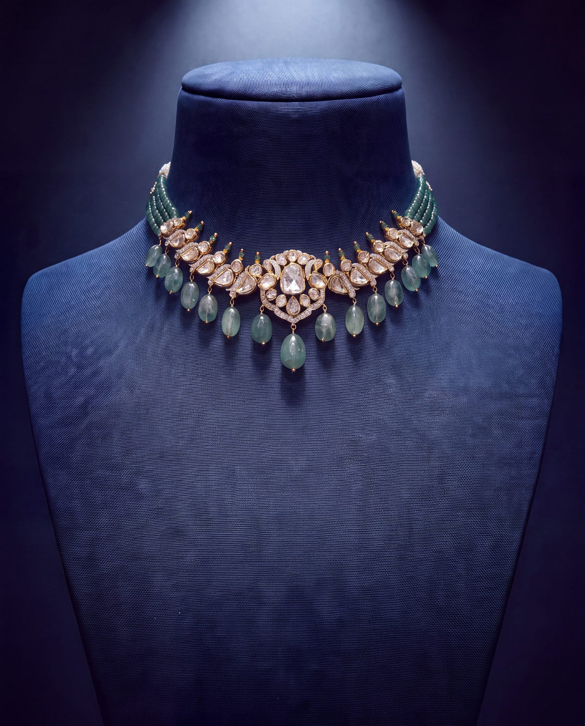 Kavita Polki And Diamond Necklace