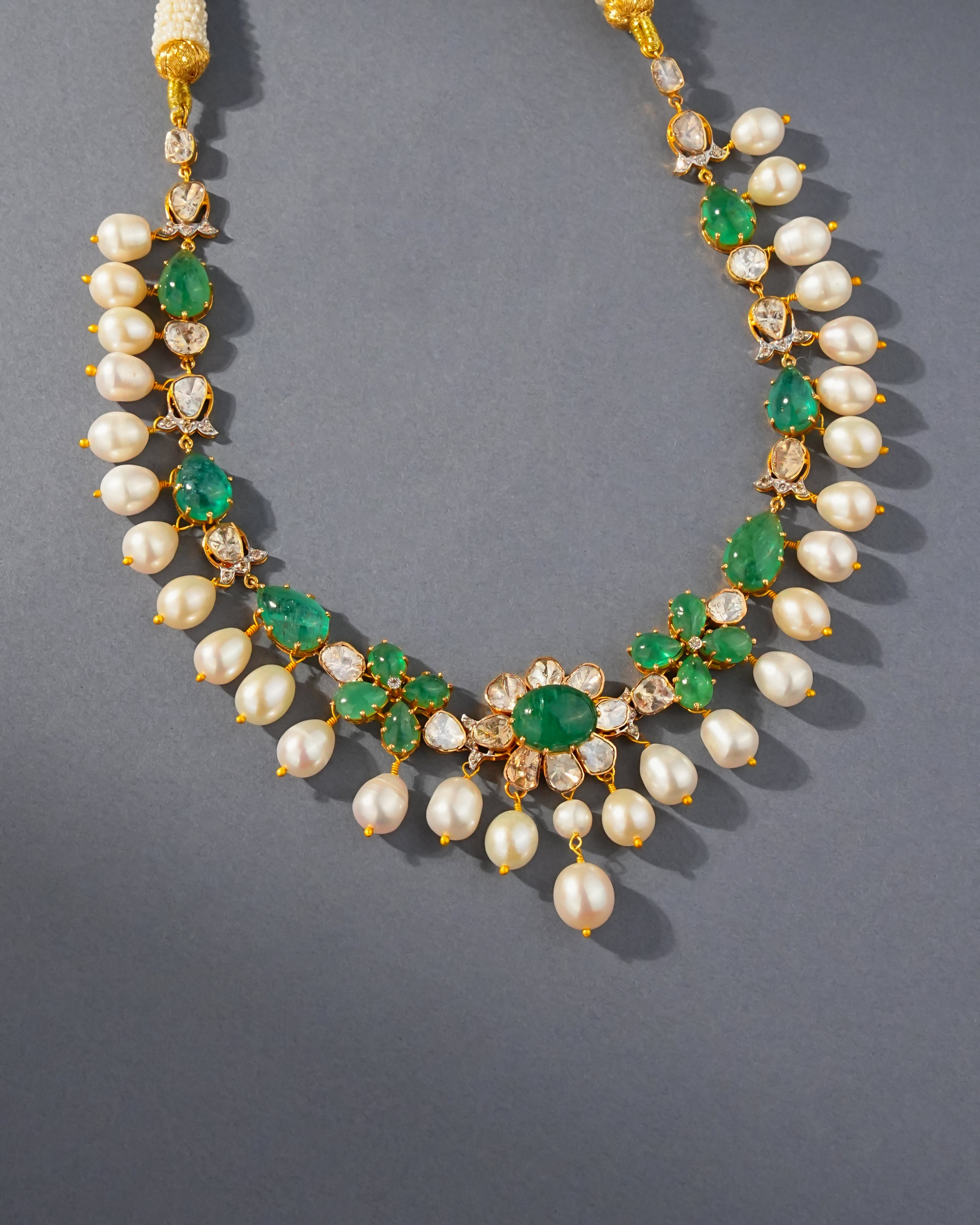 Kshiti Polki And Diamond Necklace