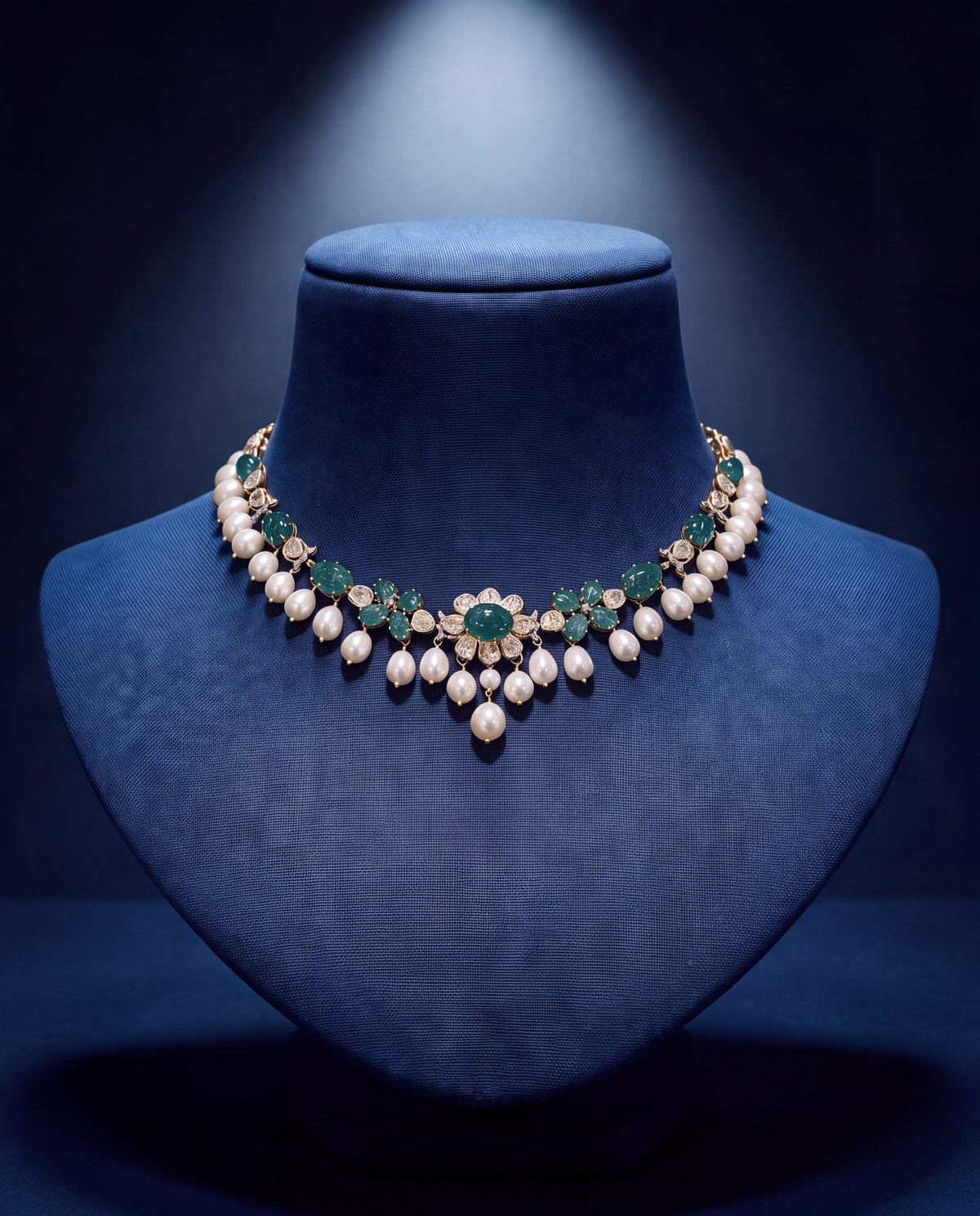 Kshiti Polki And Diamond Necklace