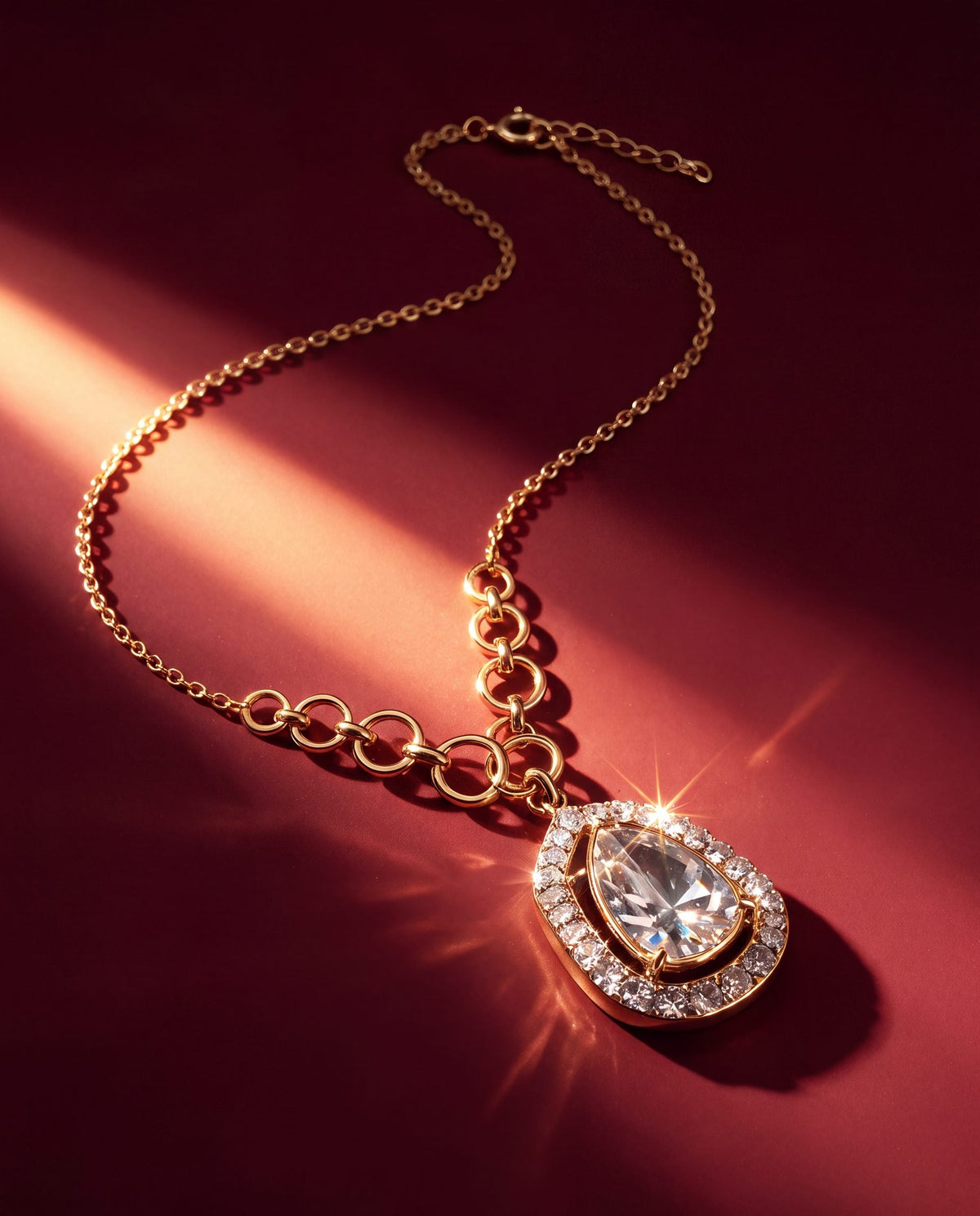 Riyaan Polki And Diamond Pendant