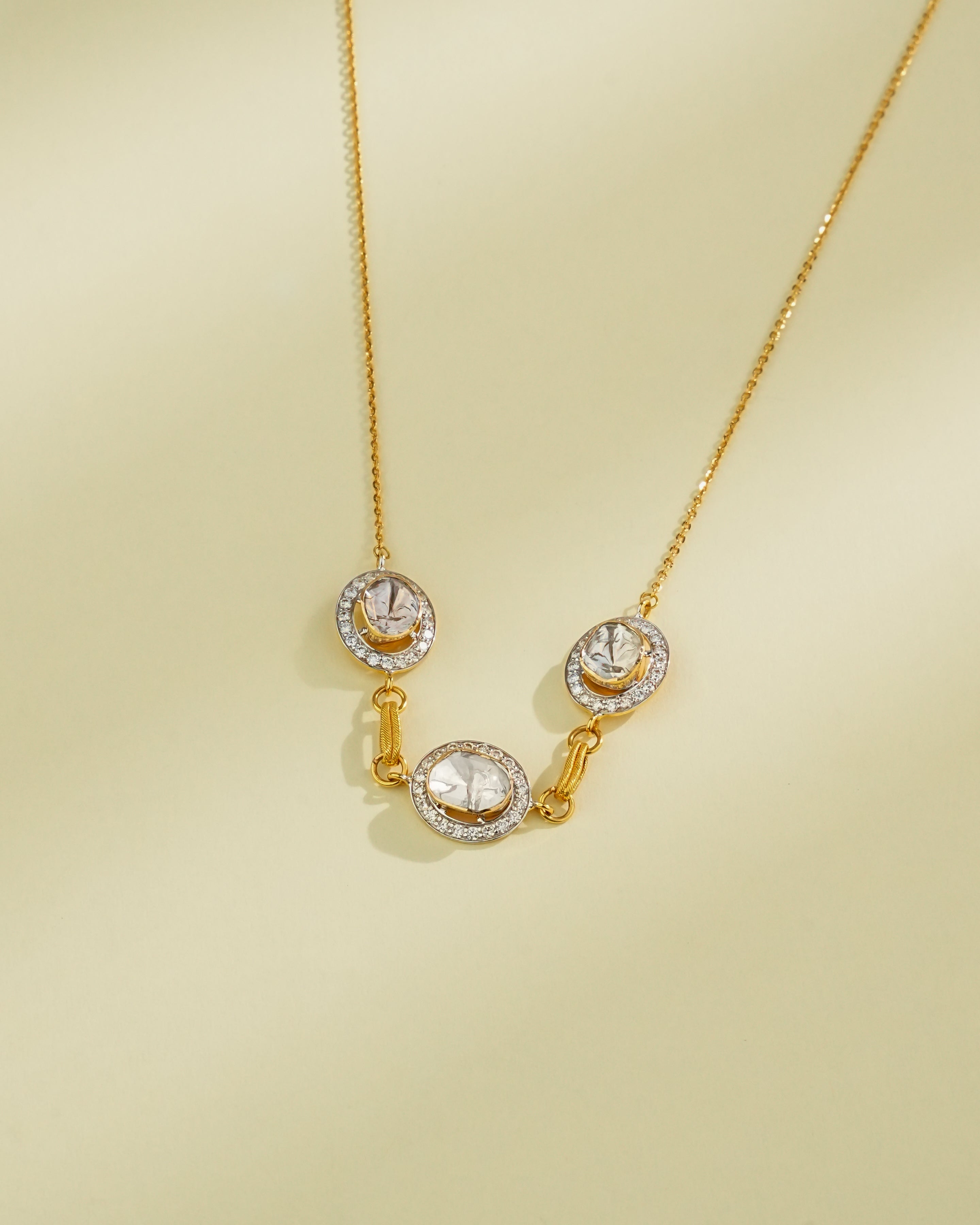 Ruchi Polki And Diamond Choker