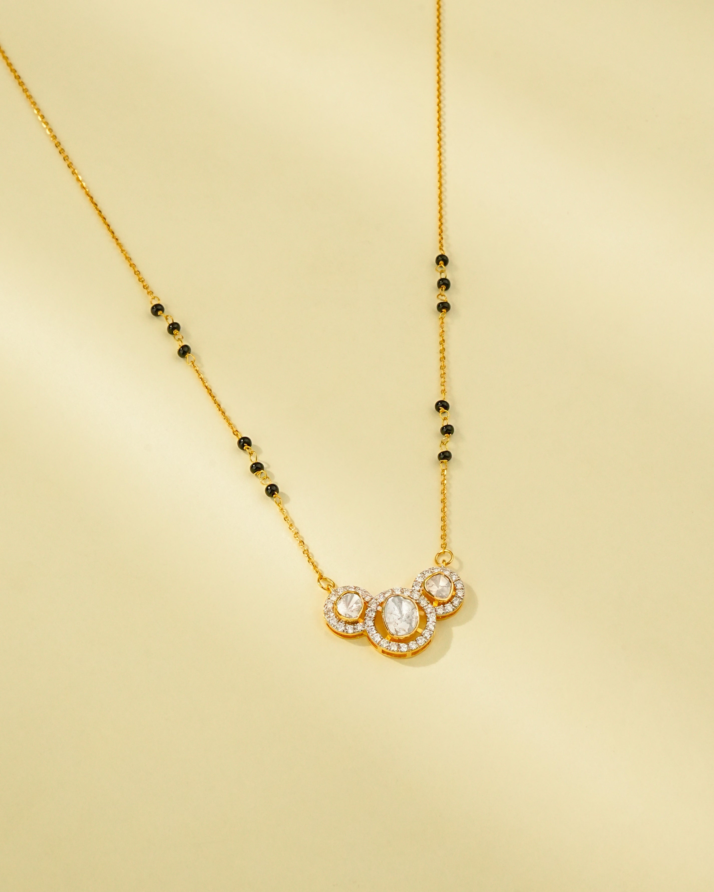 Elena Polki And Diamond Pendant