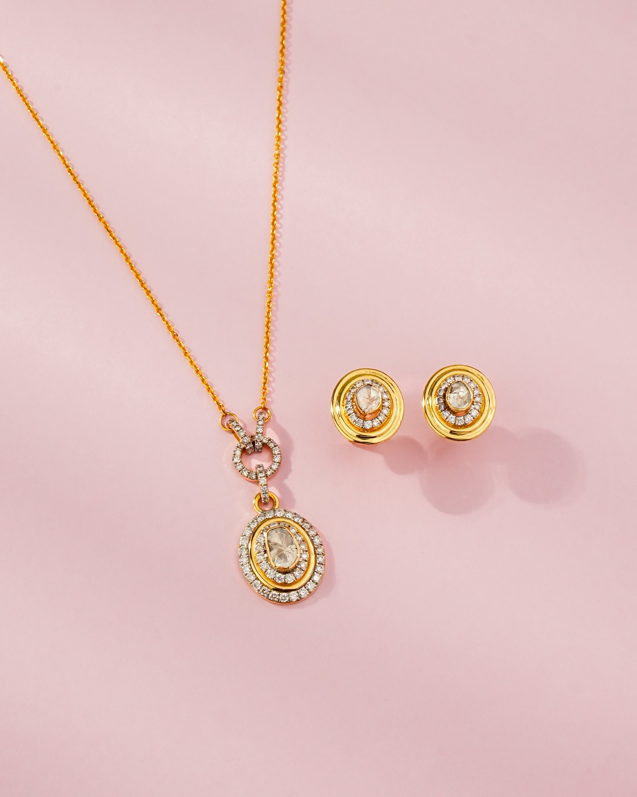 Maya Polki And Diamond Necklace