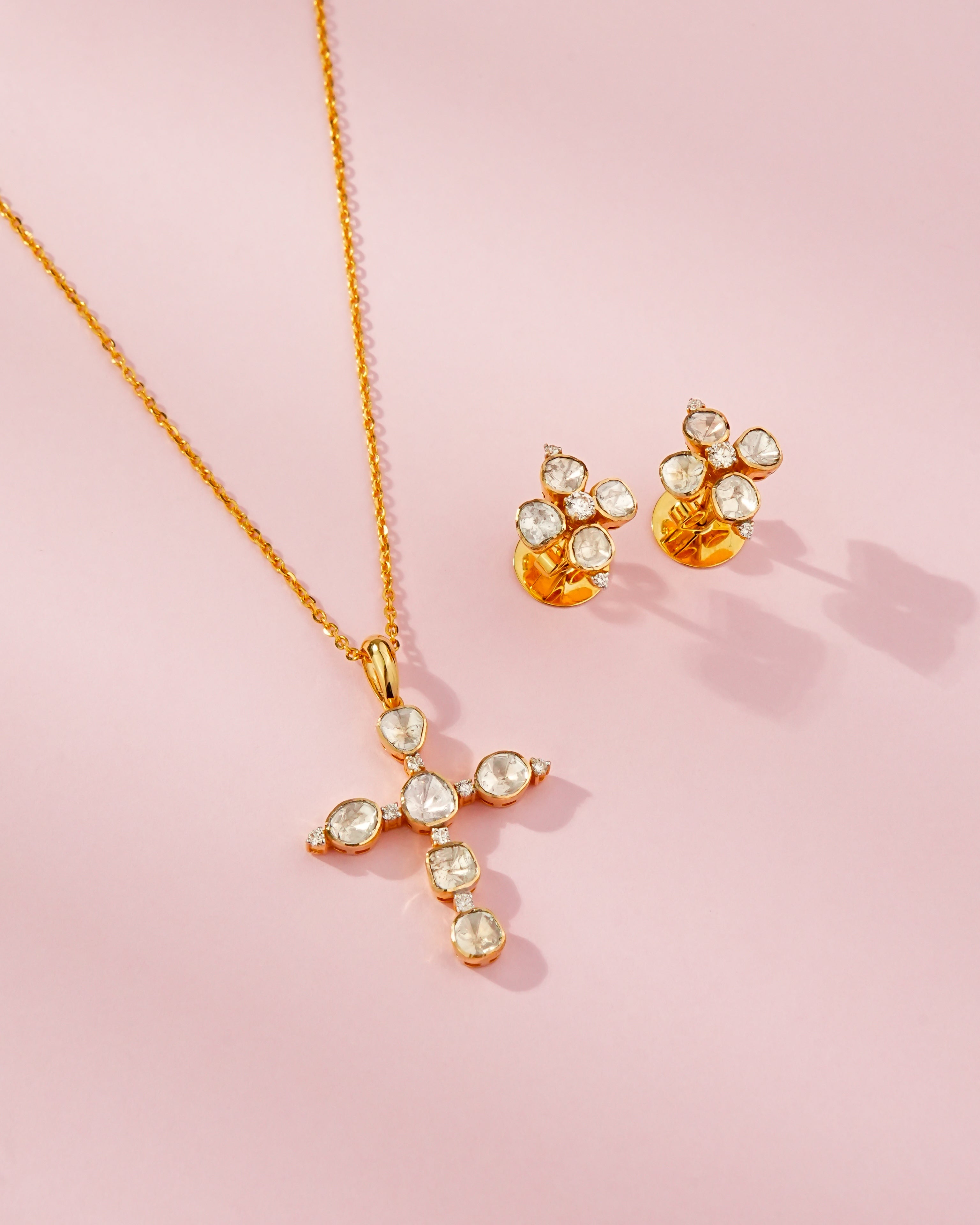 Vivian Polki And Diamond Pendant