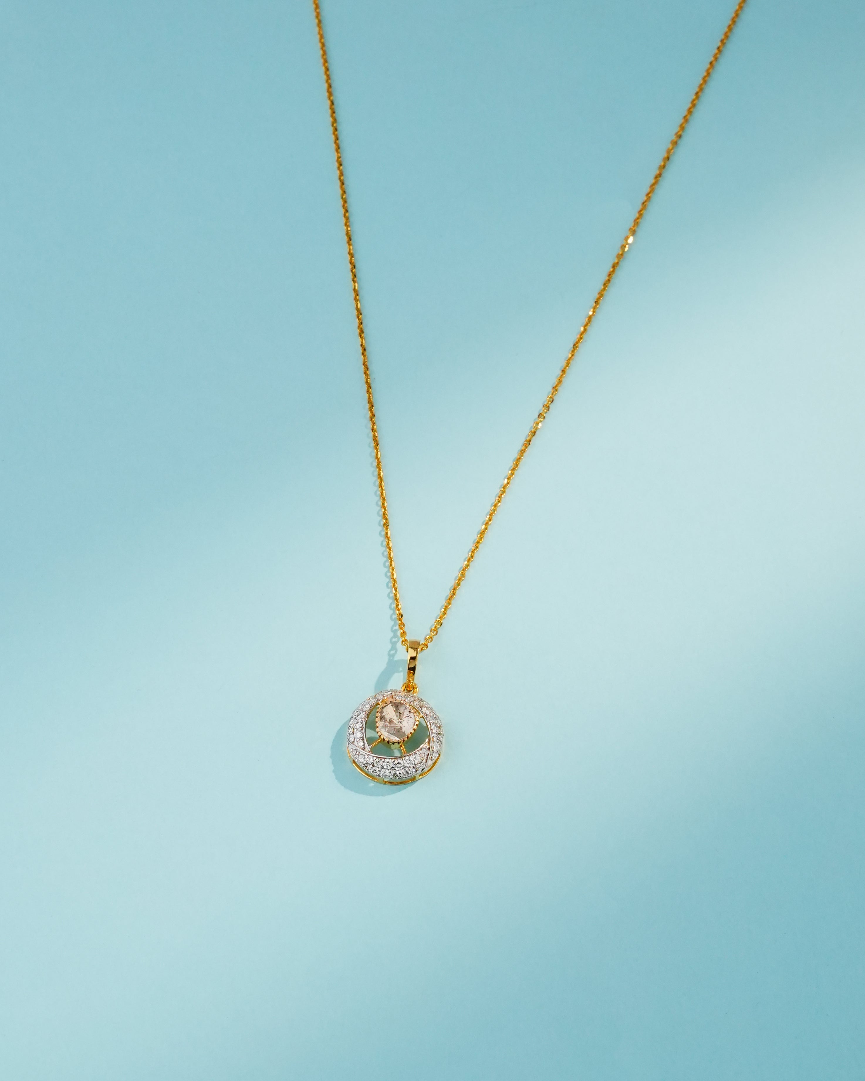 Ayla Polki And Diamond Pendant