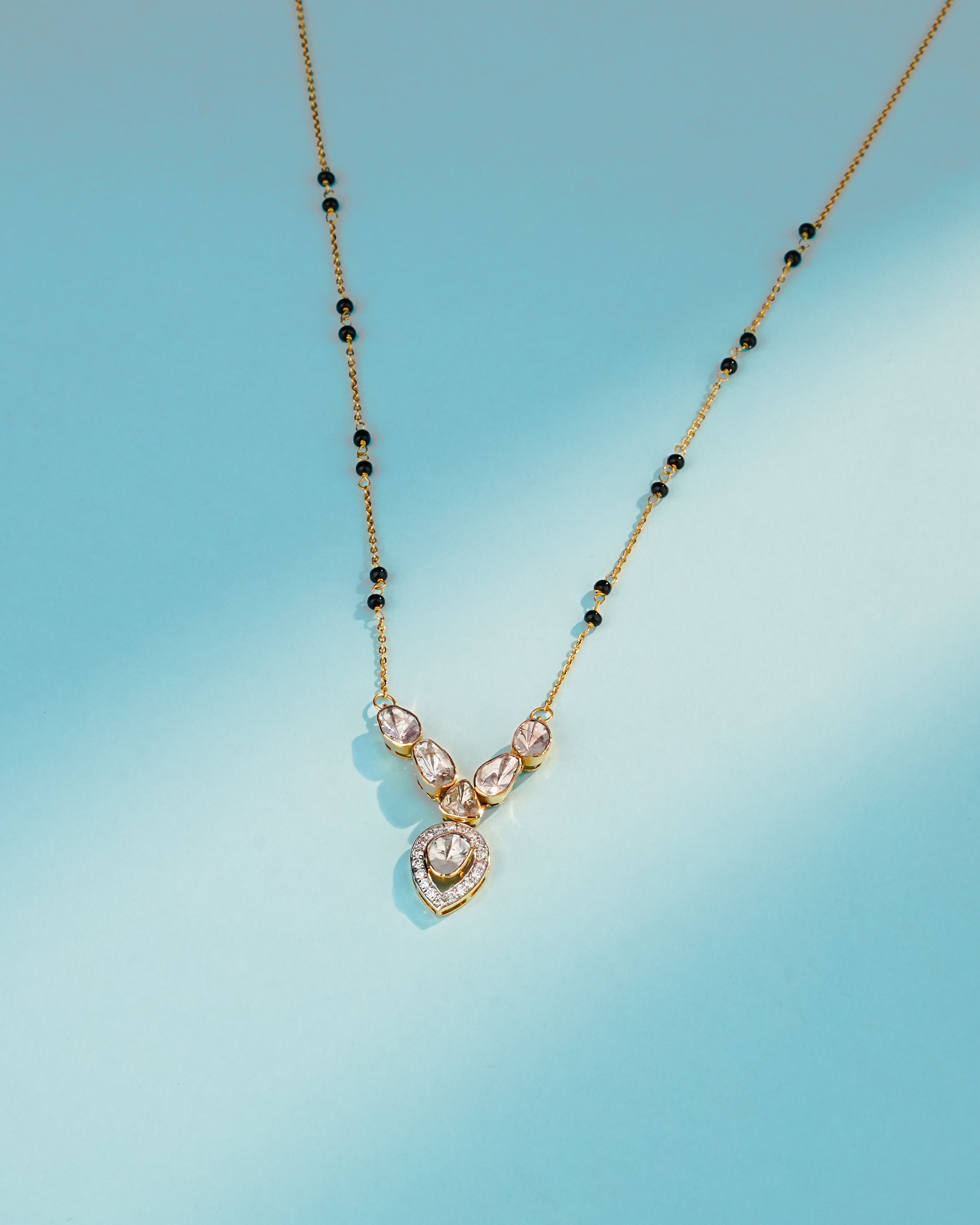 Sneha Polki And Diamond Pendant