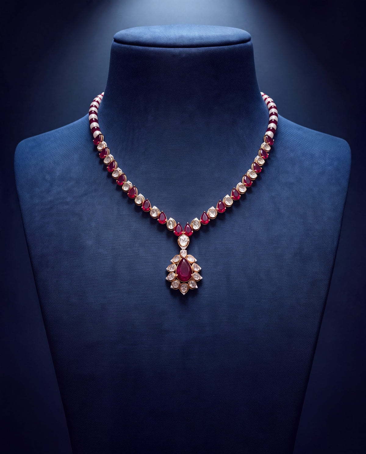 Jyoti Polki And Diamond Necklace
