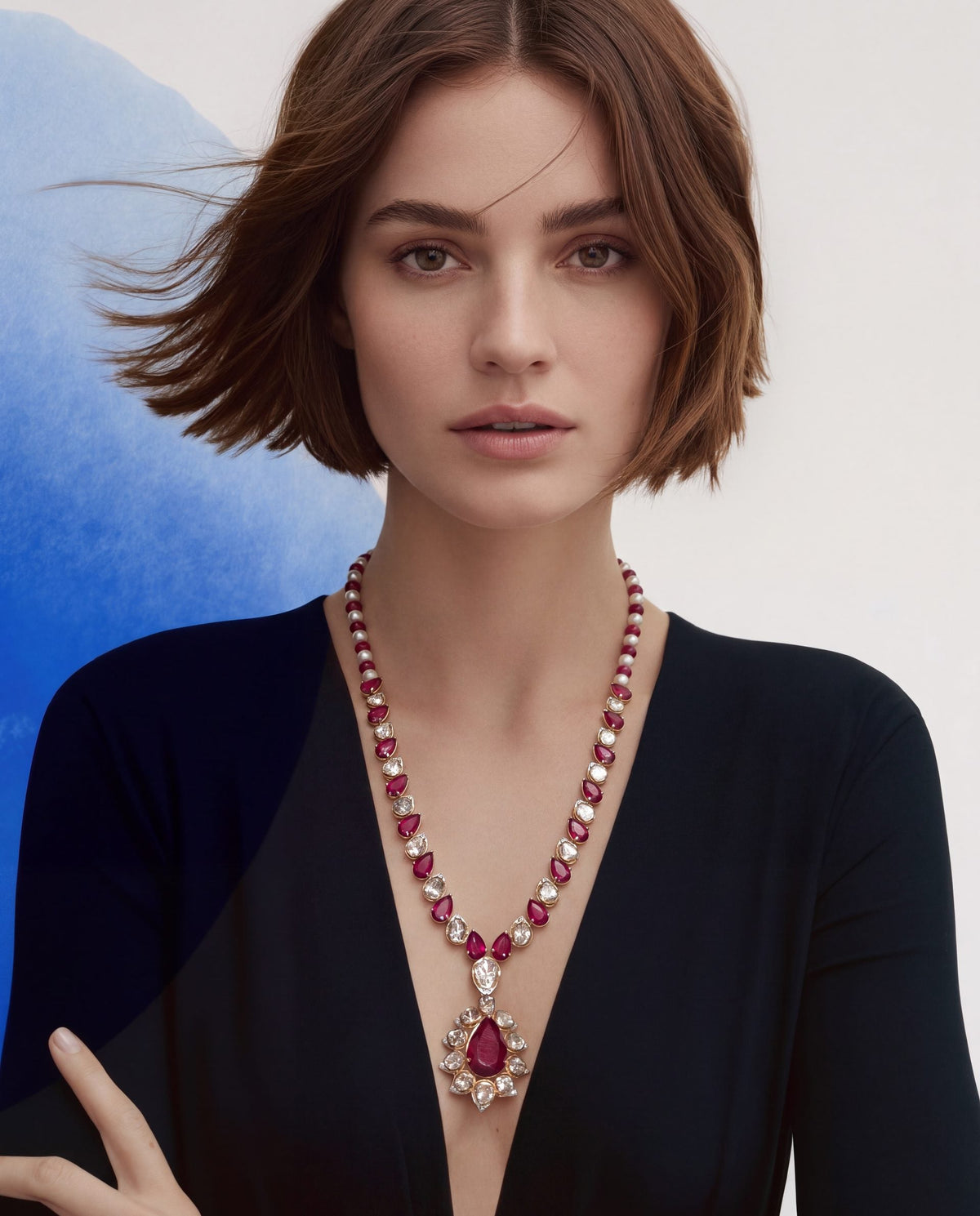 Jyoti Polki And Diamond Necklace