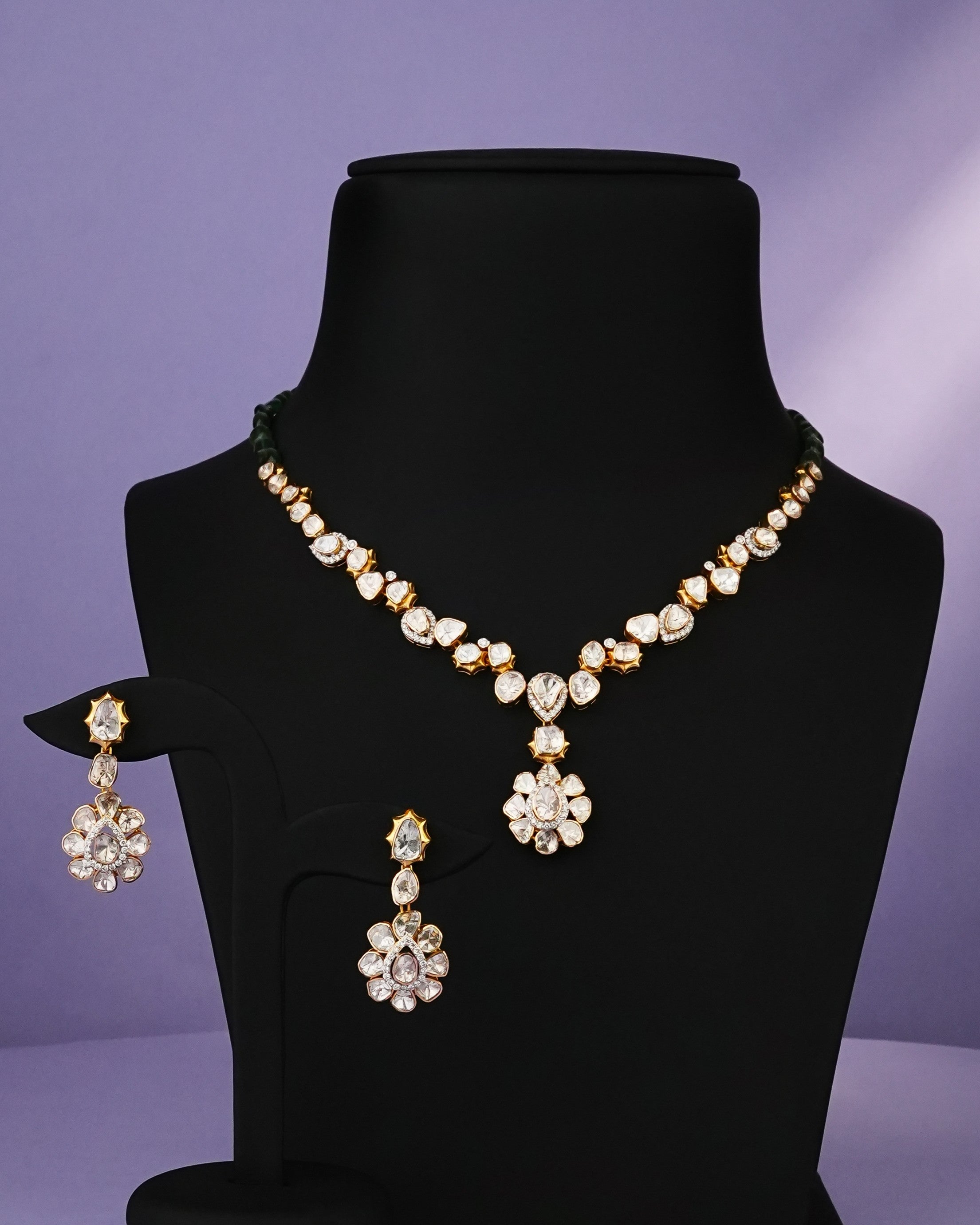Farah Polki And Diamond Necklace