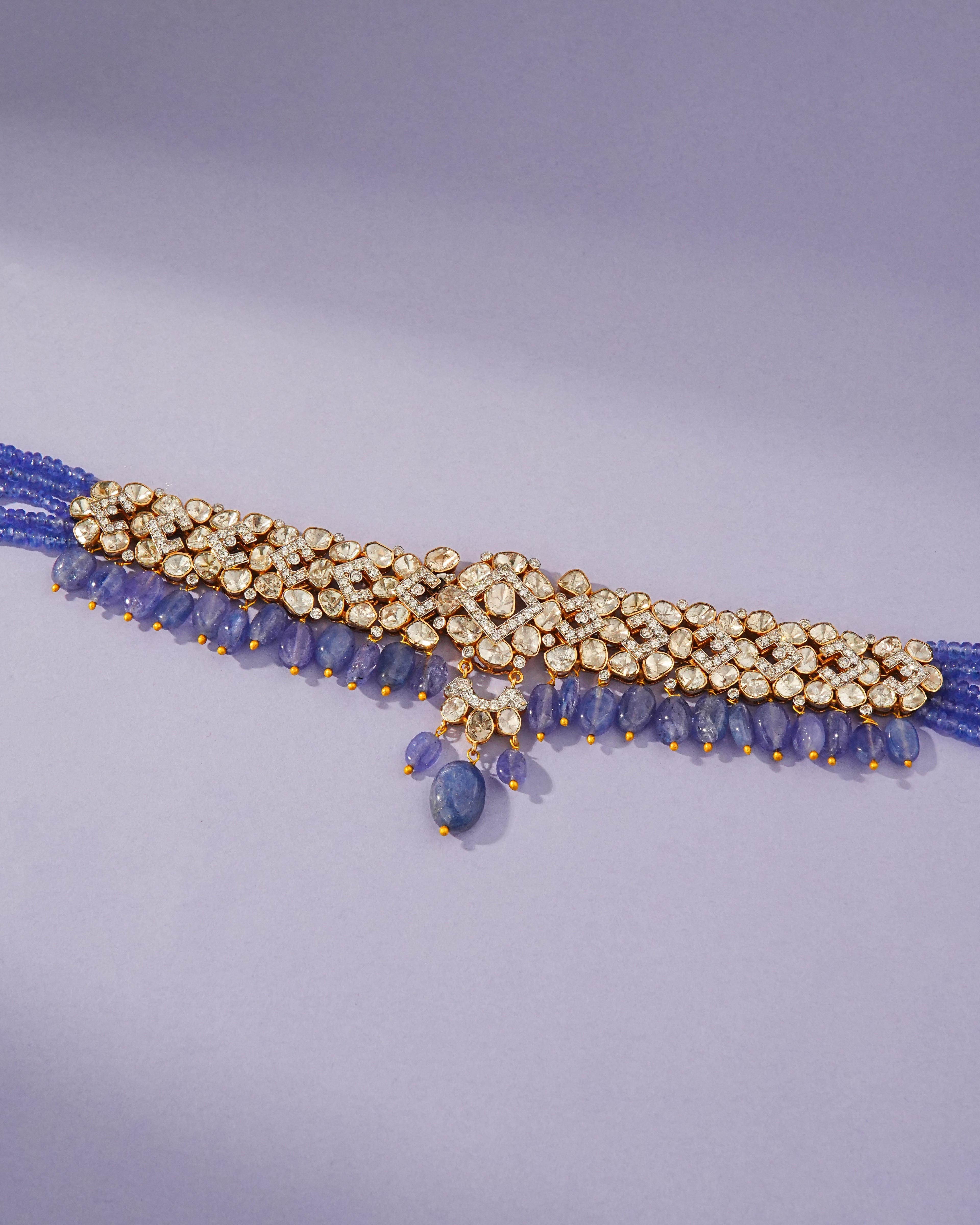 Harshi Polki And Diamond Choker