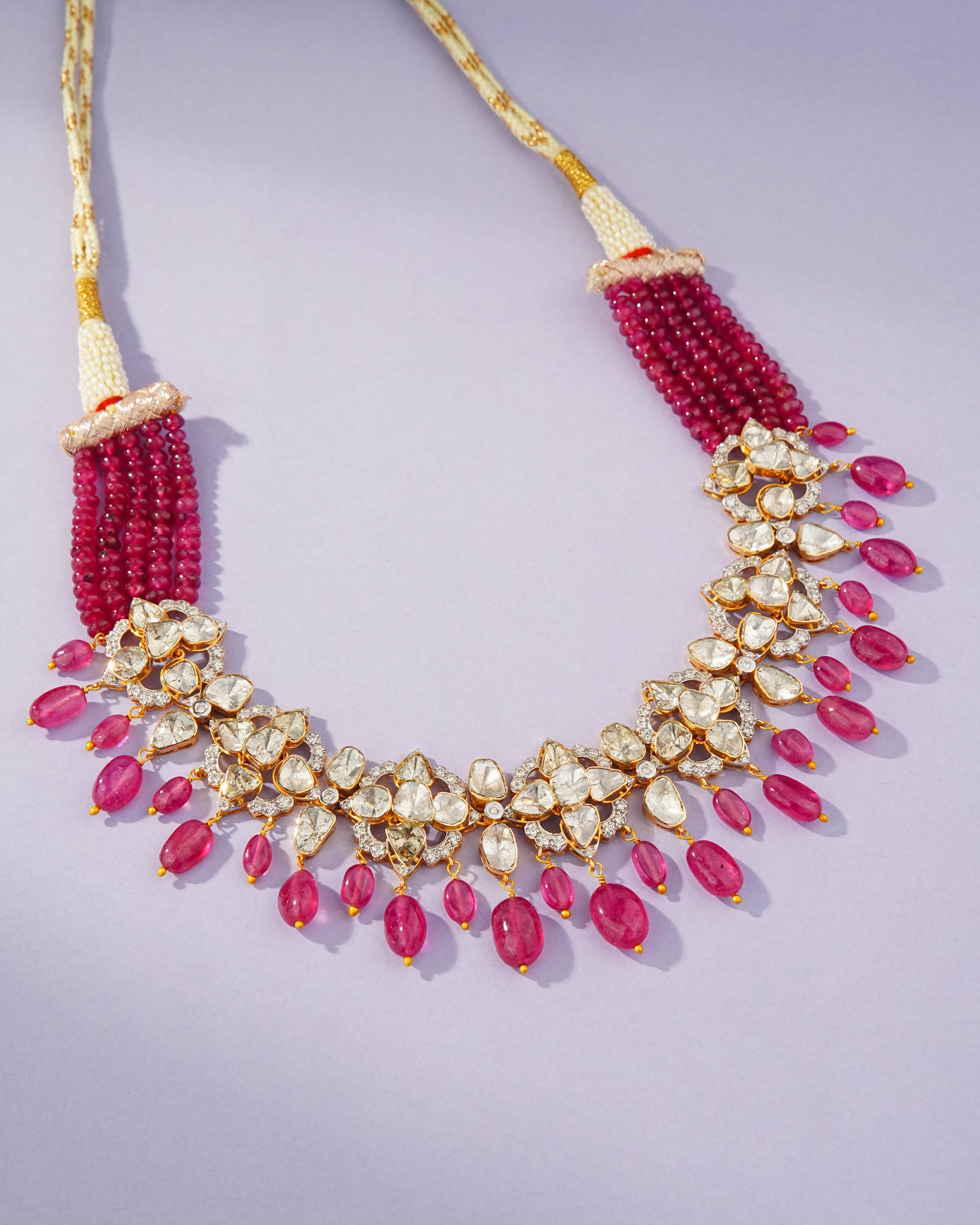 Eileen Polki And Diamond Choker